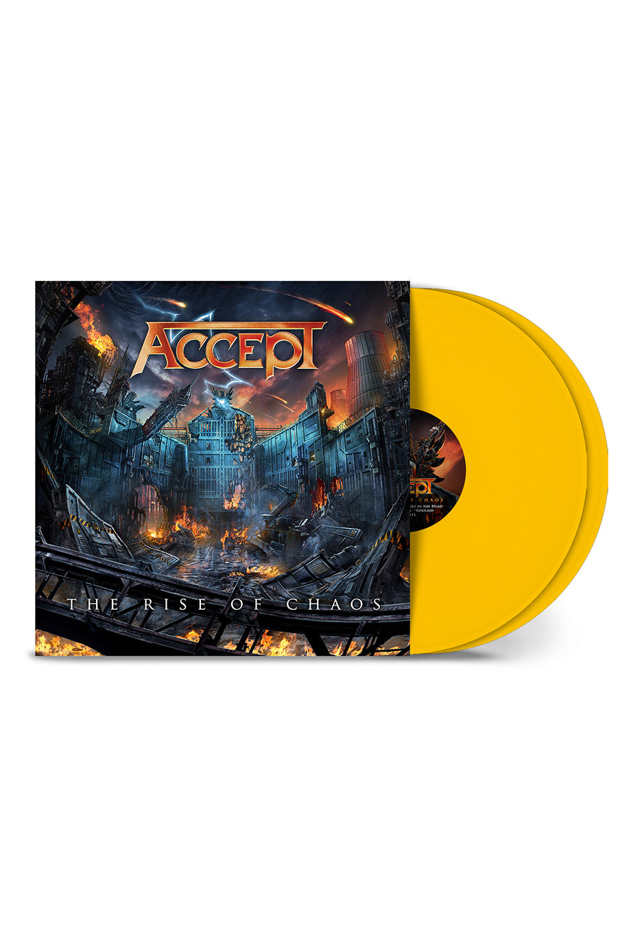 Accept The Rise Of Chaos Yellow Colored 2 Vinyl | Neutral-Image