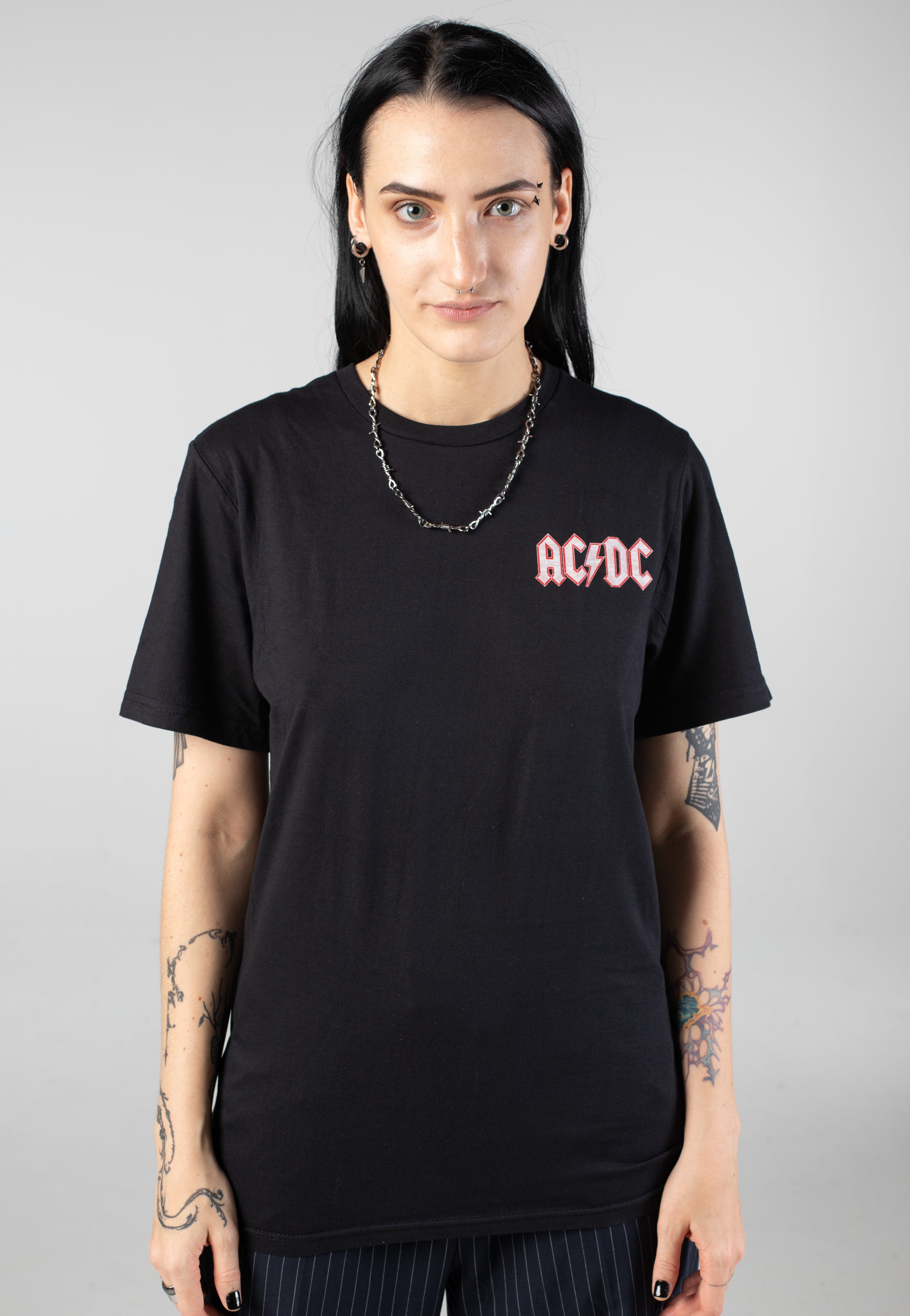 AC/DC - Mini Logo / Dirty Deeds - T-Shirt | Women-Image