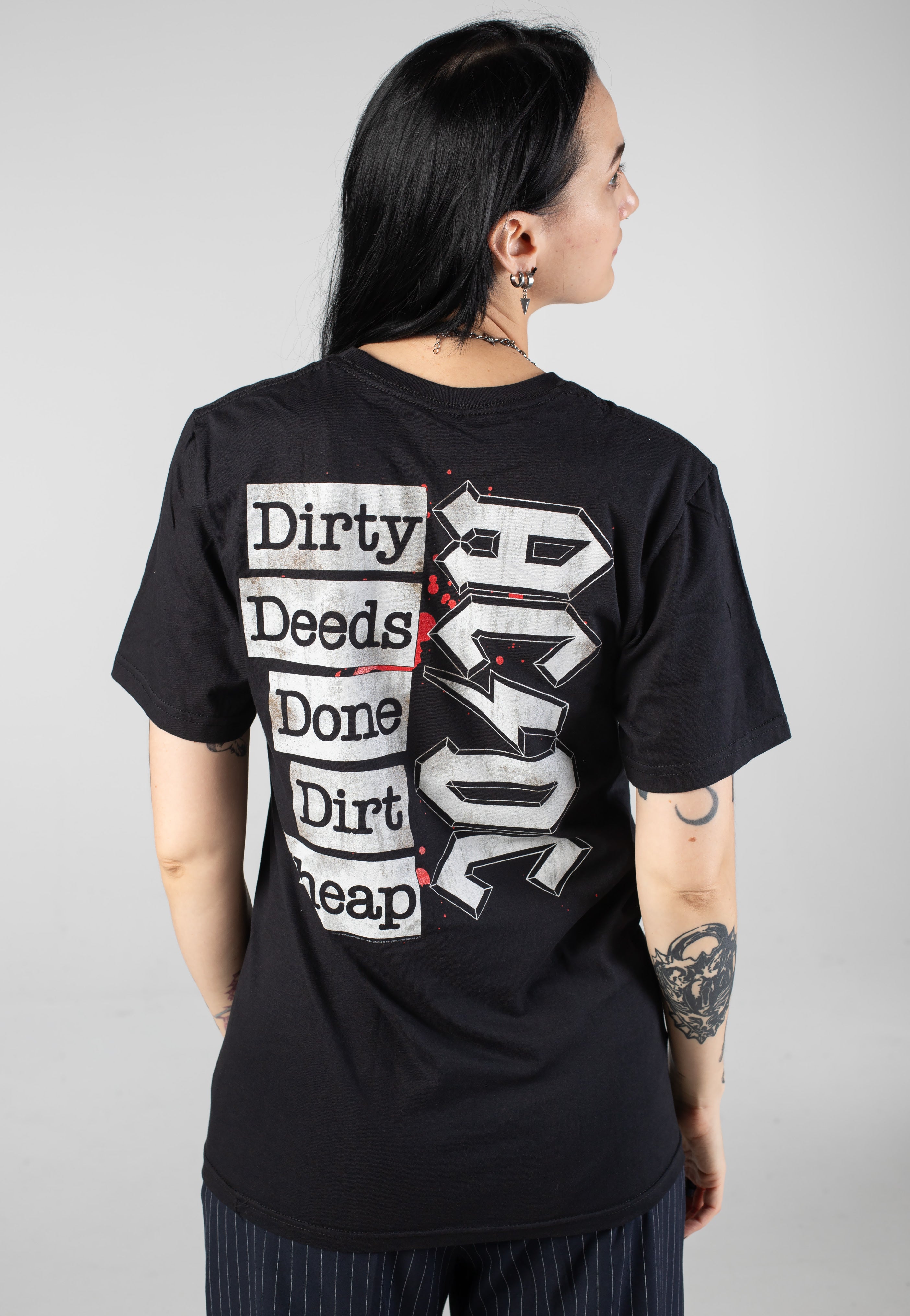 AC/DC - Mini Logo / Dirty Deeds - T-Shirt | Women-Image