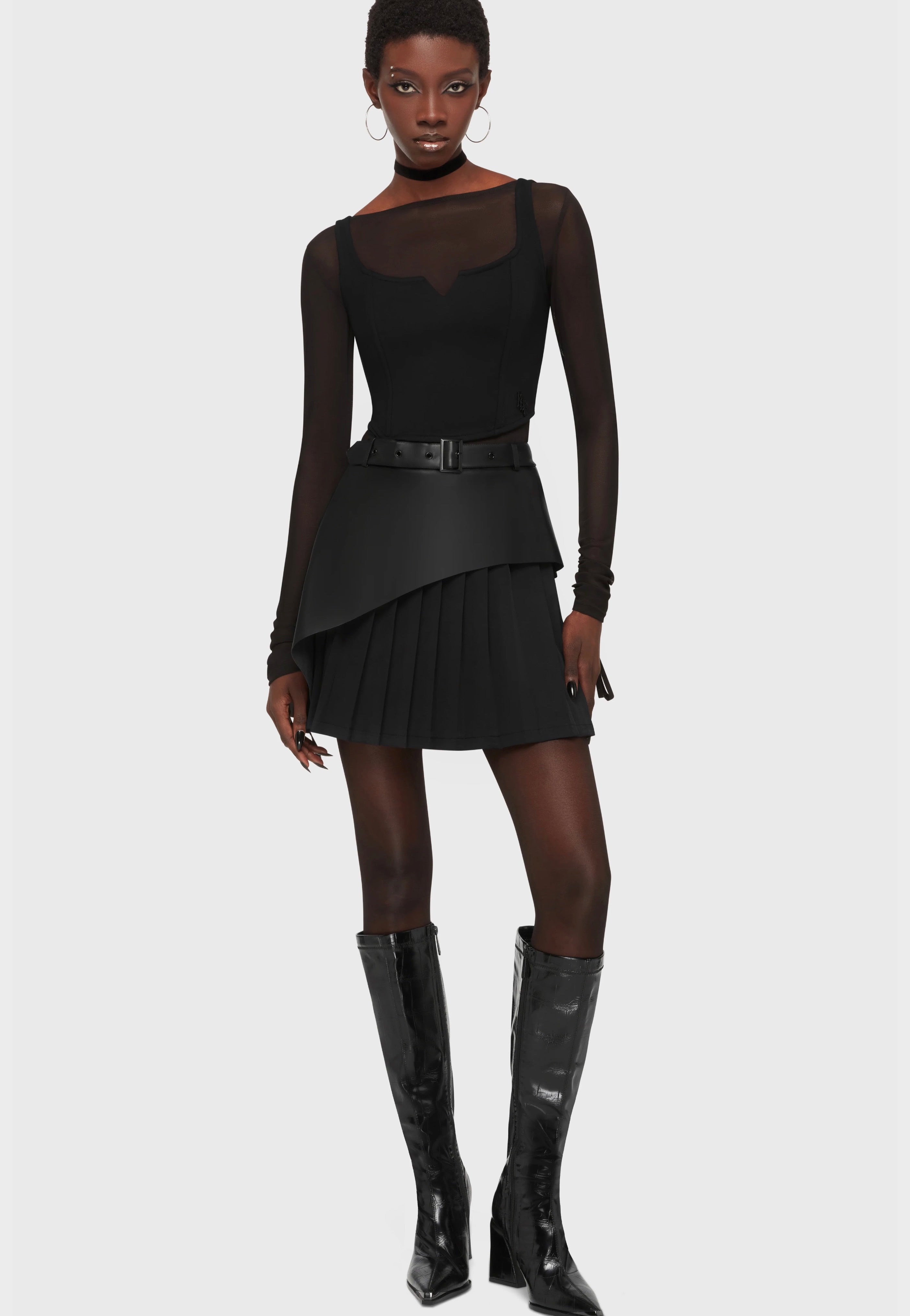 Killstar x Kihilist - Acheris Black - Corset | Women-Image