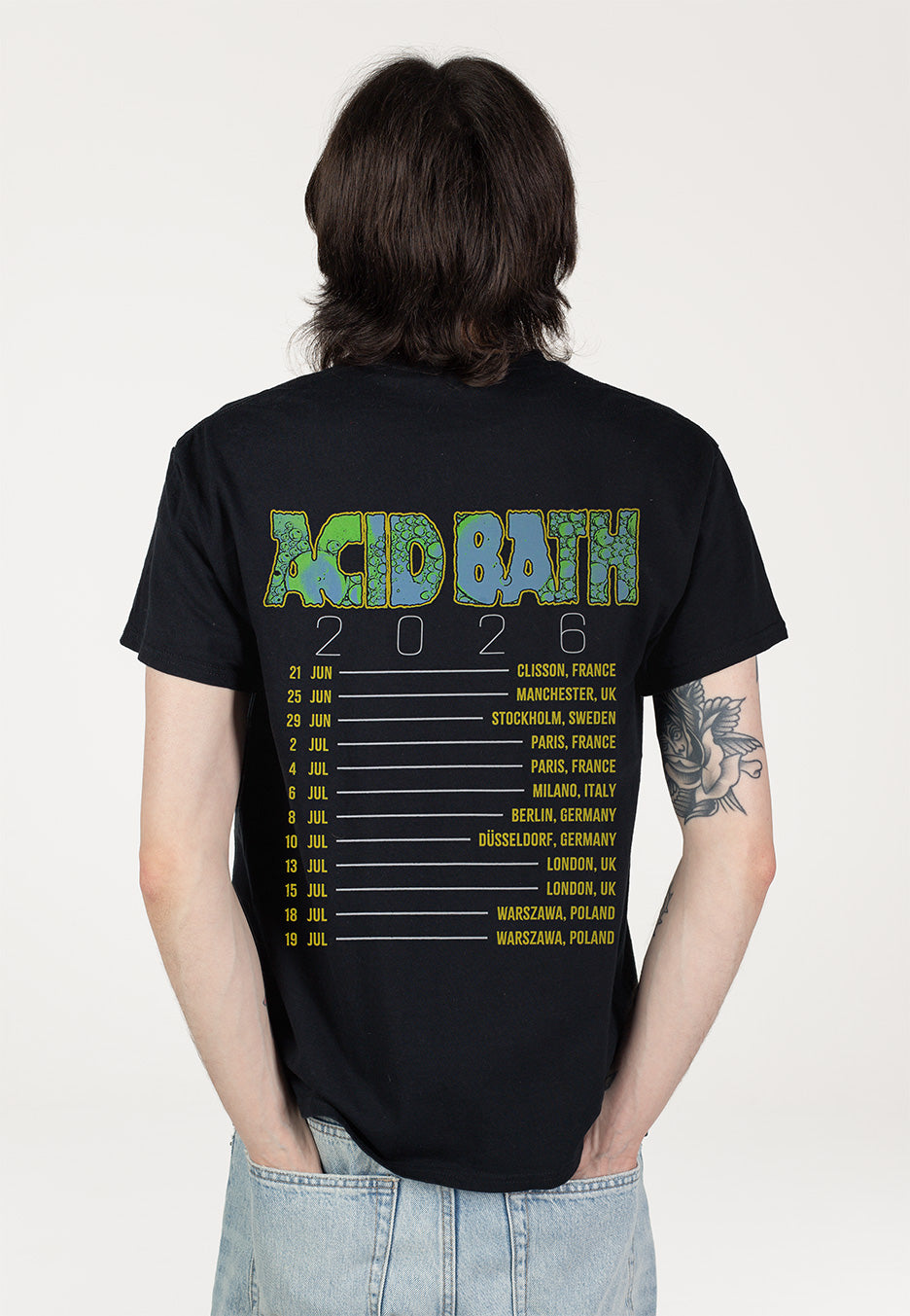 Acid Bath - Crown Skull Tour 2026 - T-Shirt | Men-Image