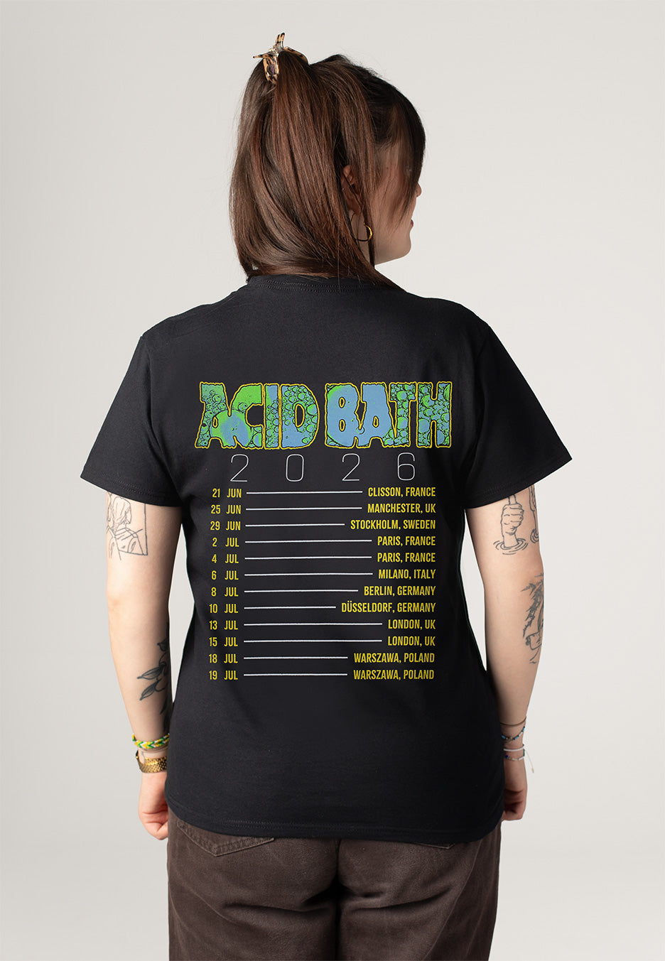 Acid Bath - Crown Skull Tour 2026 - T-Shirt | Women-Image