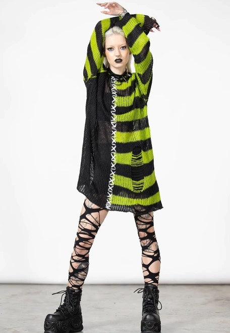 Killstar Acidic Black Pullover | Women-Image
