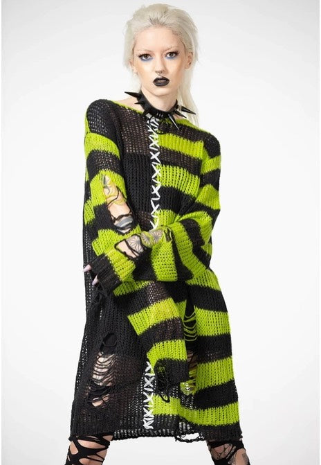 Killstar Acidic Black Pullover | Women-Image