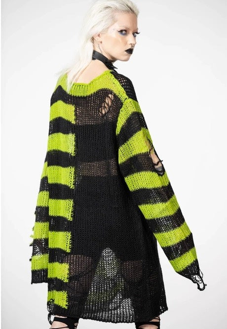 Killstar Acidic Black Pullover | Women-Image