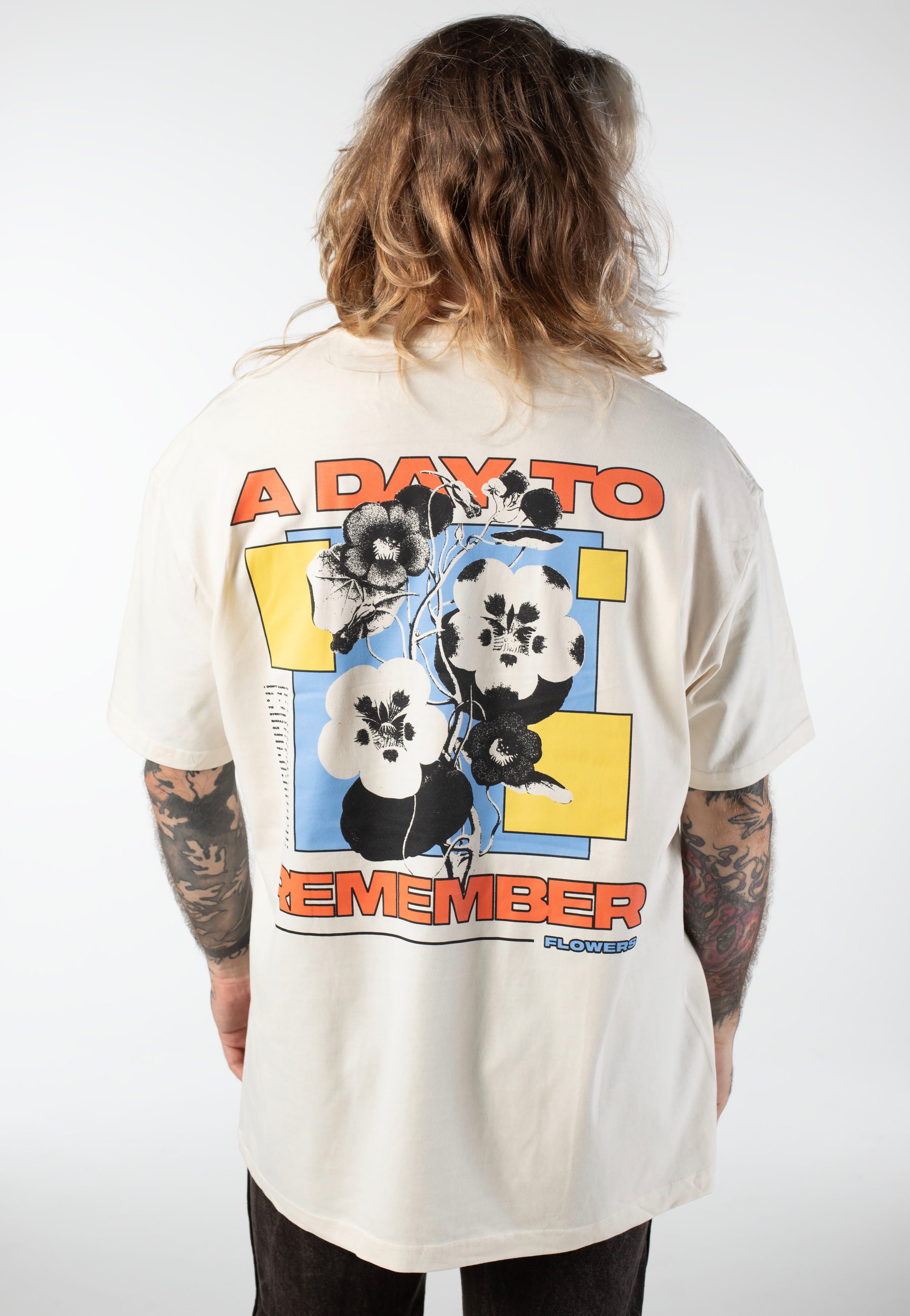 A Day To Remember - Flowers Ecru - T-Shirt | Men-Image