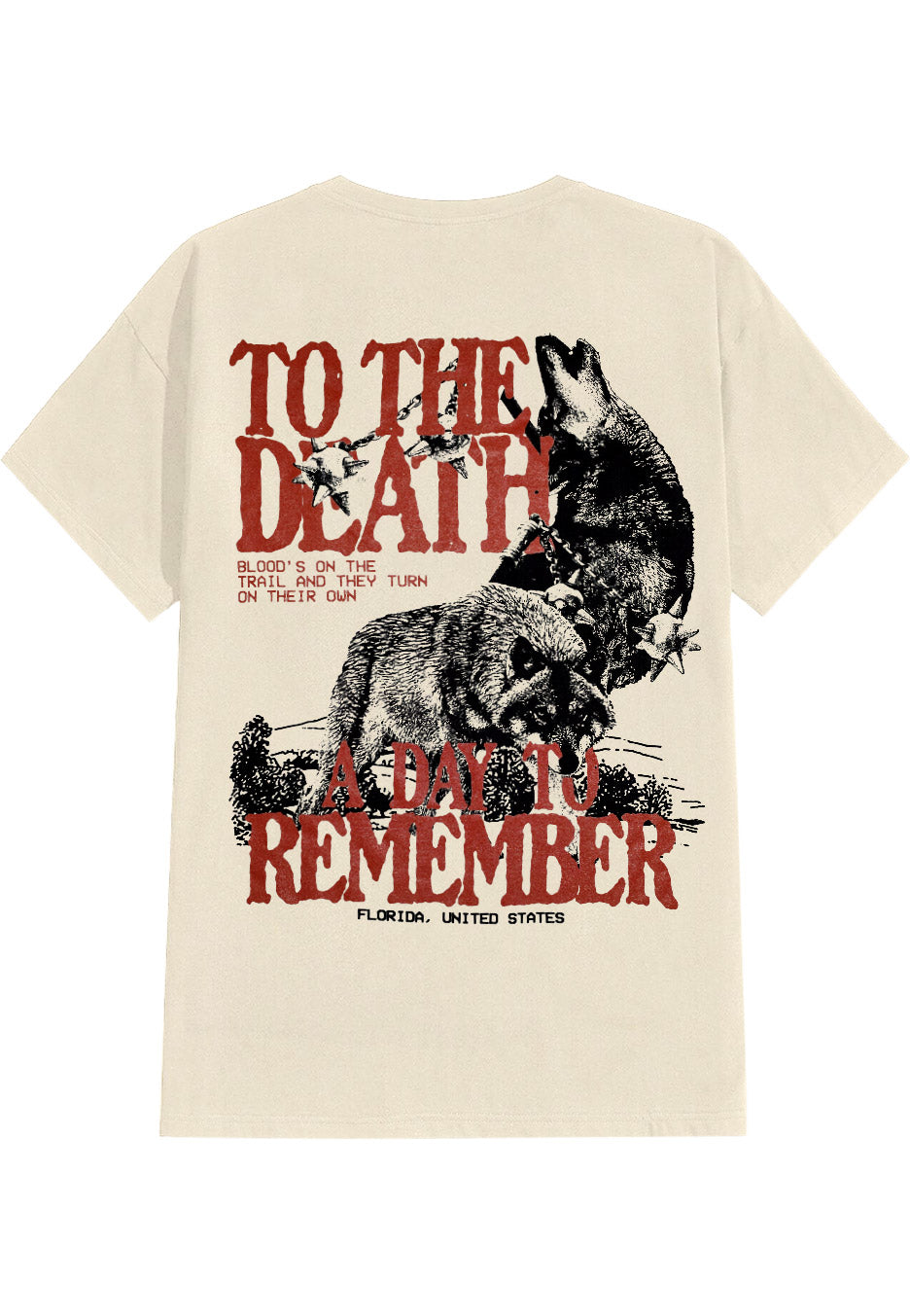 A Day To Remember - To The Death Natural - T-Shirt | Neutral-Image