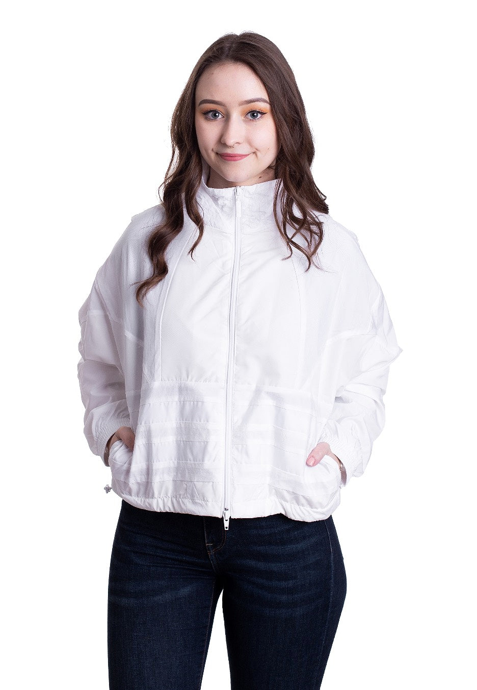 Adidas - LRG Logo TT White/CWhite - Track Jacket | Women-Image