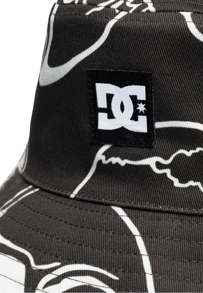 DC - Deep End Black Skully - Bucket Hat | Neutral-Image