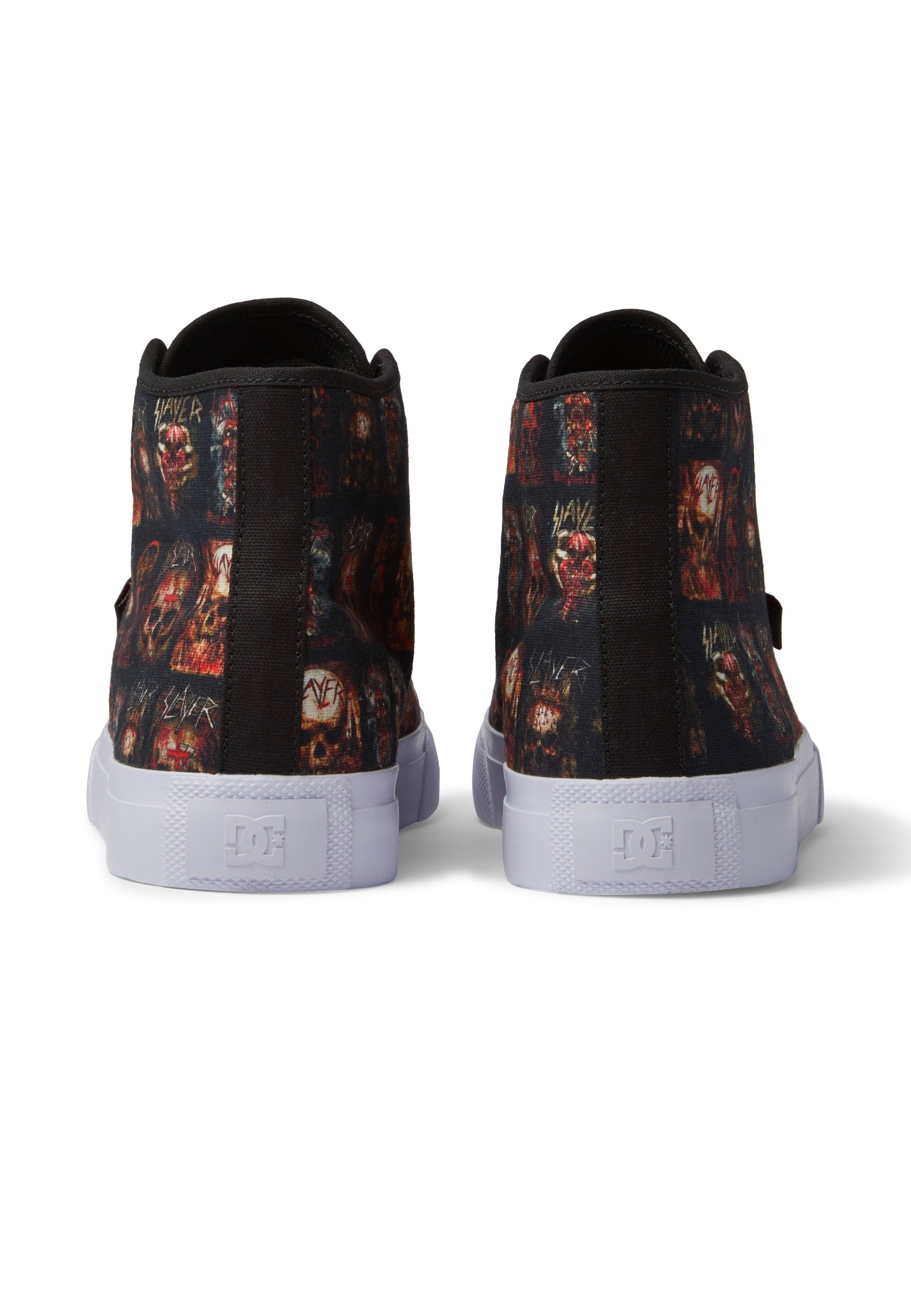 DC x Slayer - Manual Hi Black/White Print - Shoes | Neutral-Image