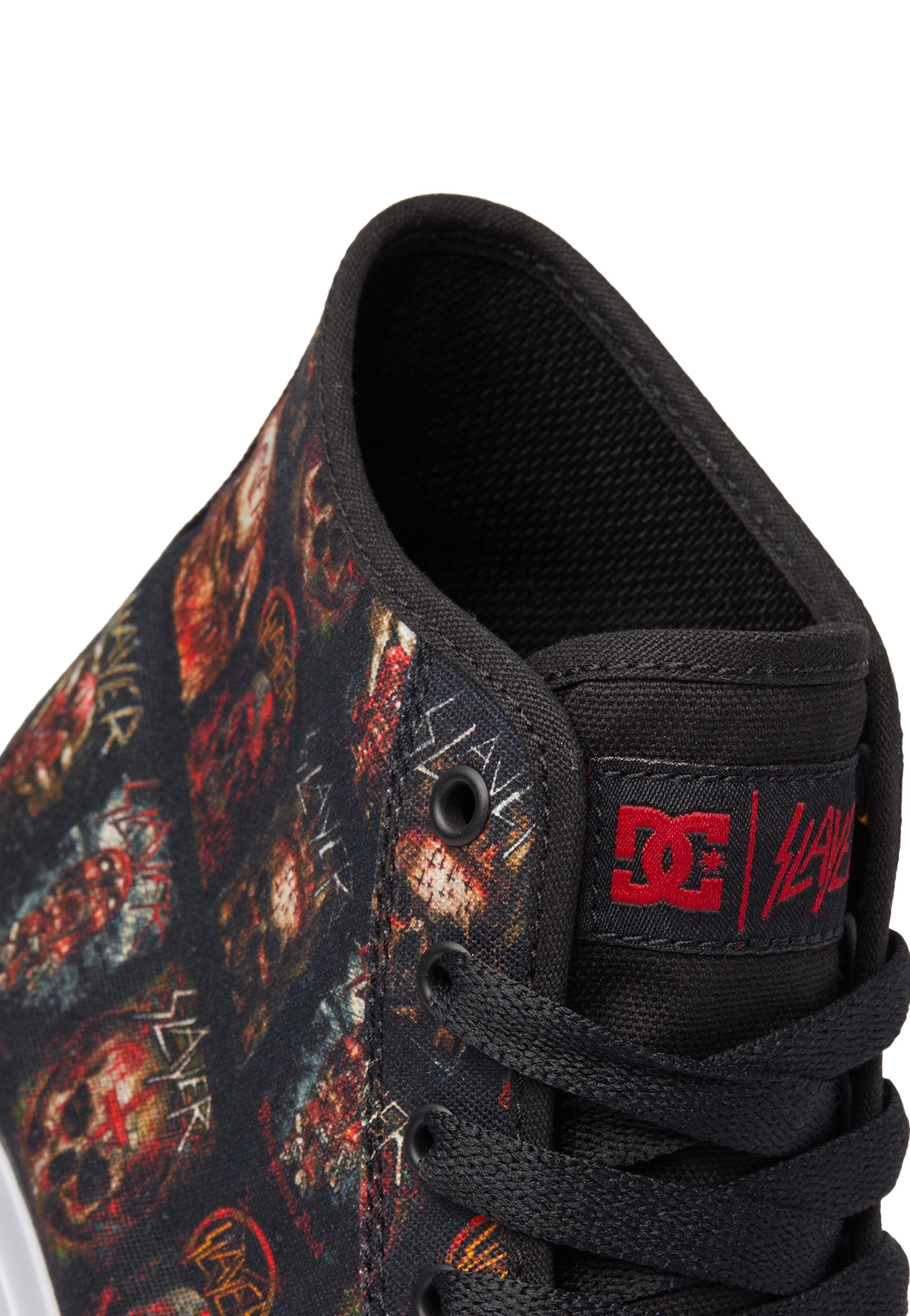 DC x Slayer - Manual Hi Black/White Print - Shoes | Neutral-Image