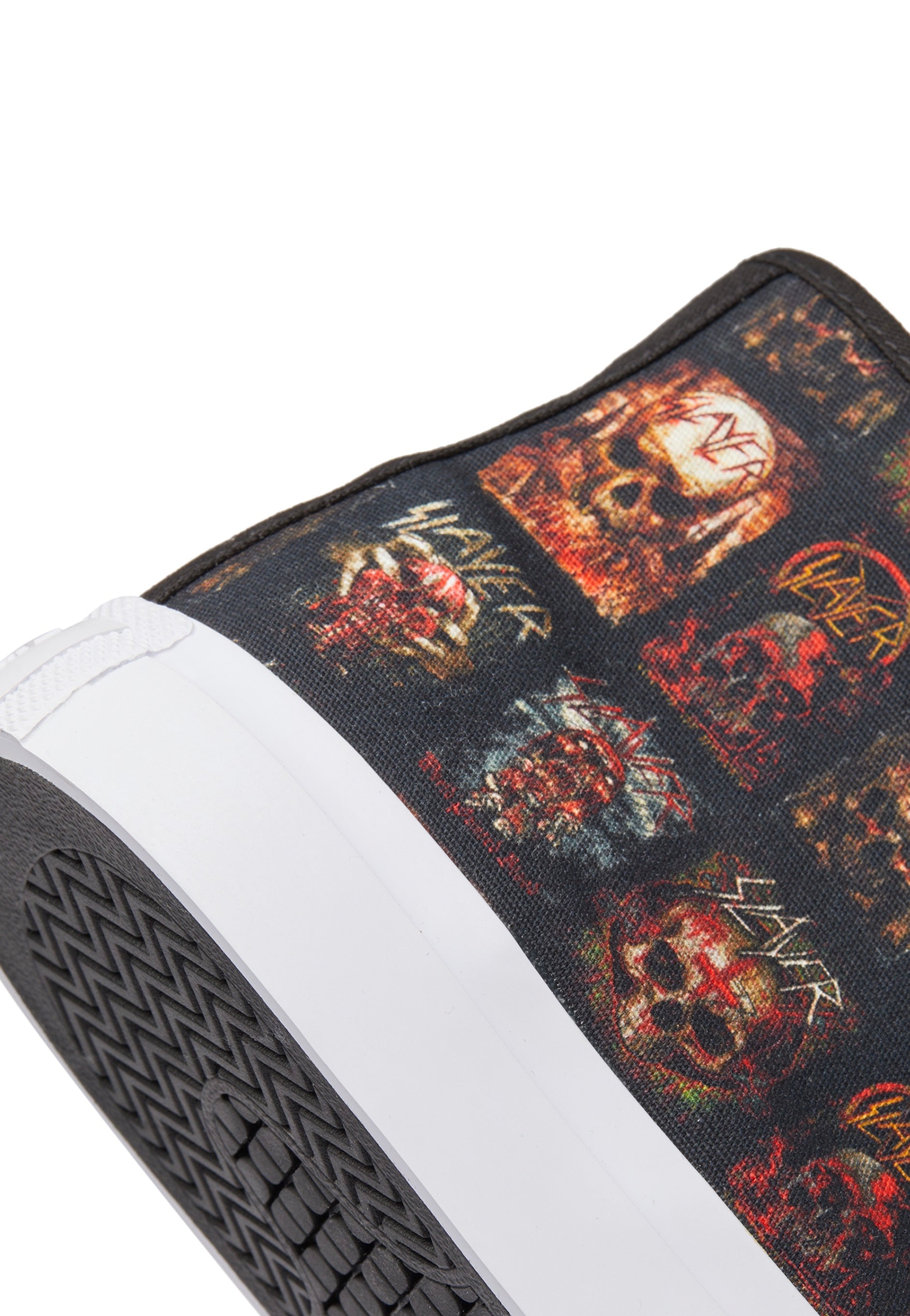 DC x Slayer - Manual Hi Black/White Print - Shoes | Neutral-Image