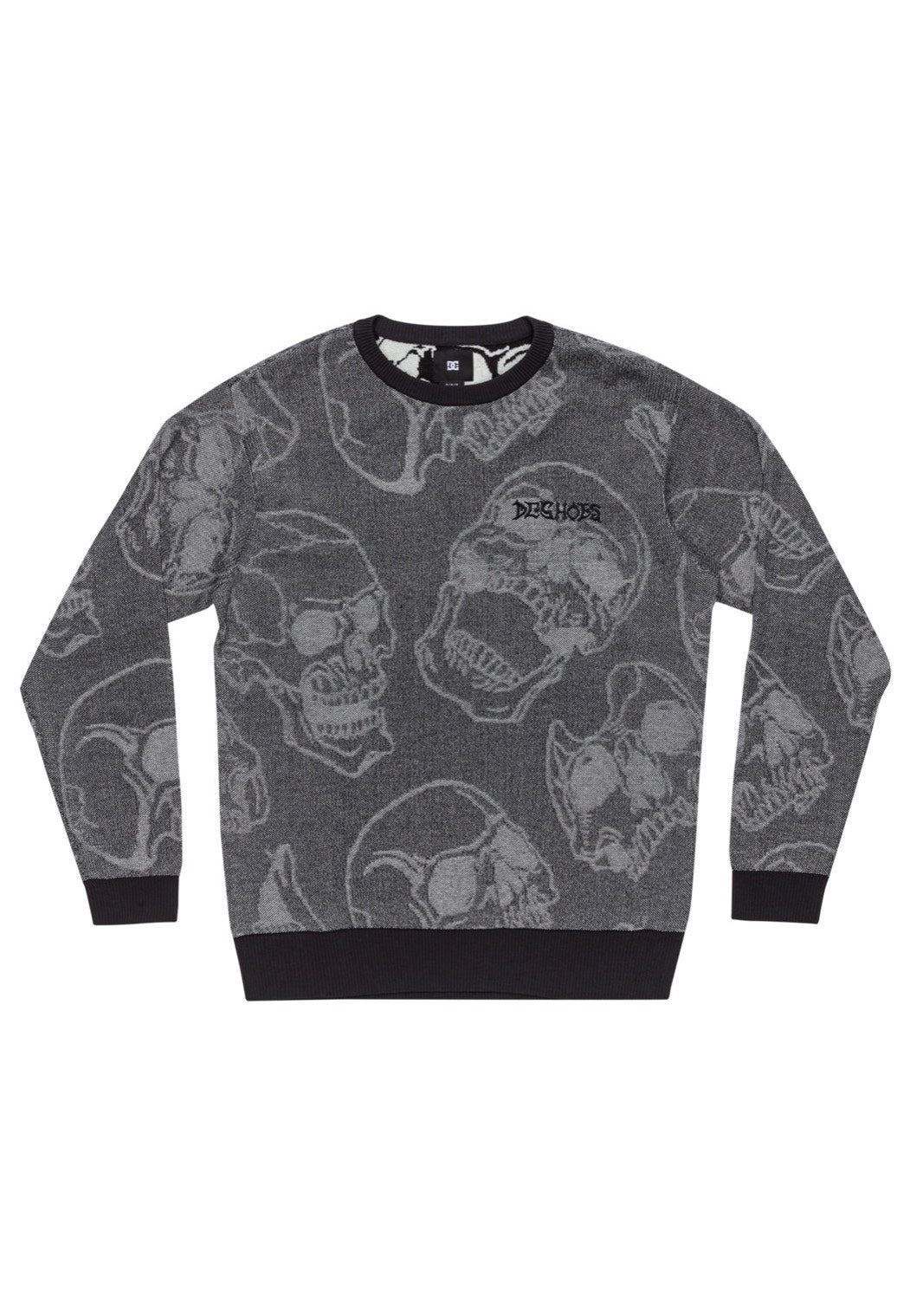DC - Fracture Heather Skully Print - Sweater | Men-Image