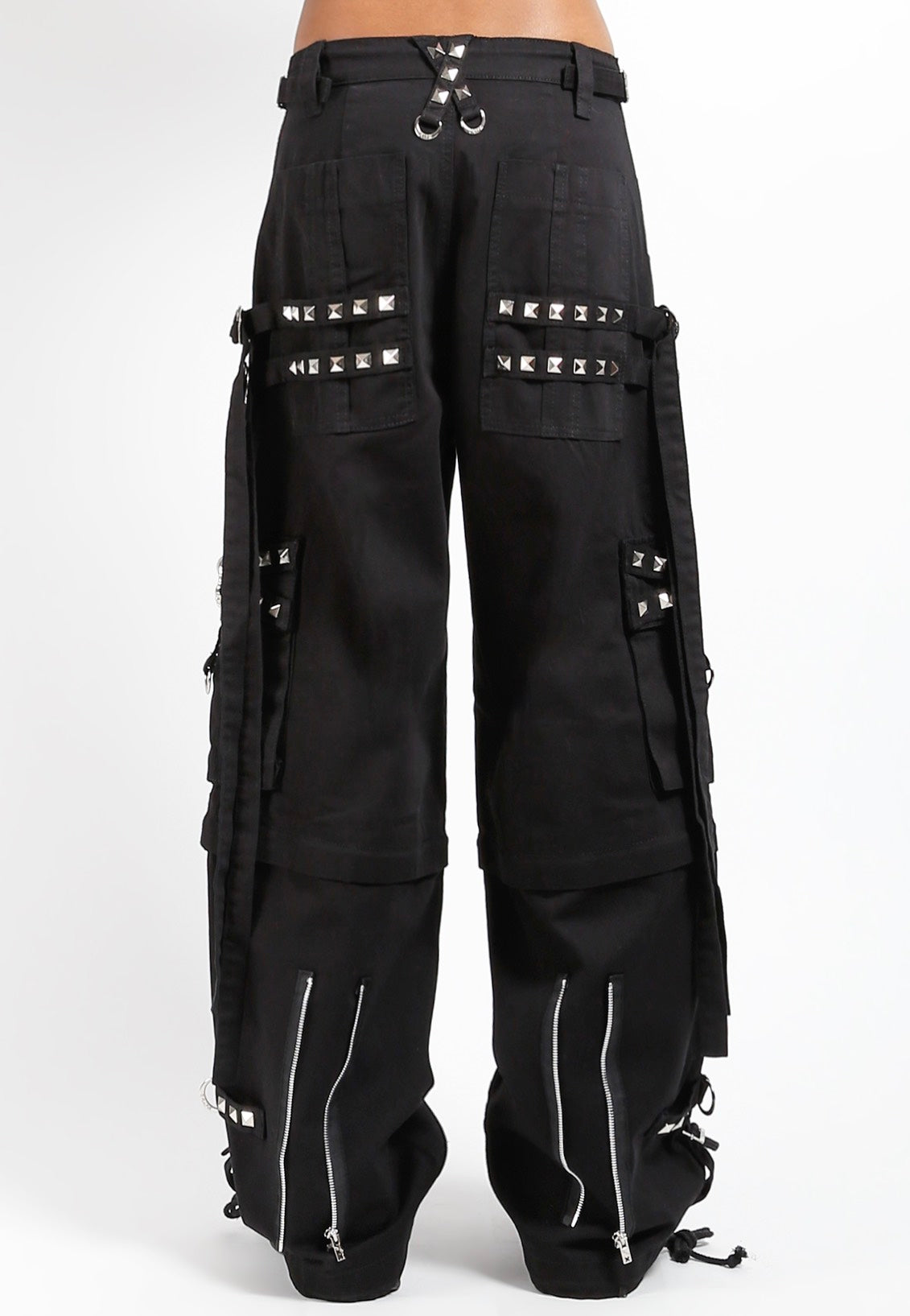 Tripp NYC - Stud Zip Off Cargo Black - Pants | Impericon