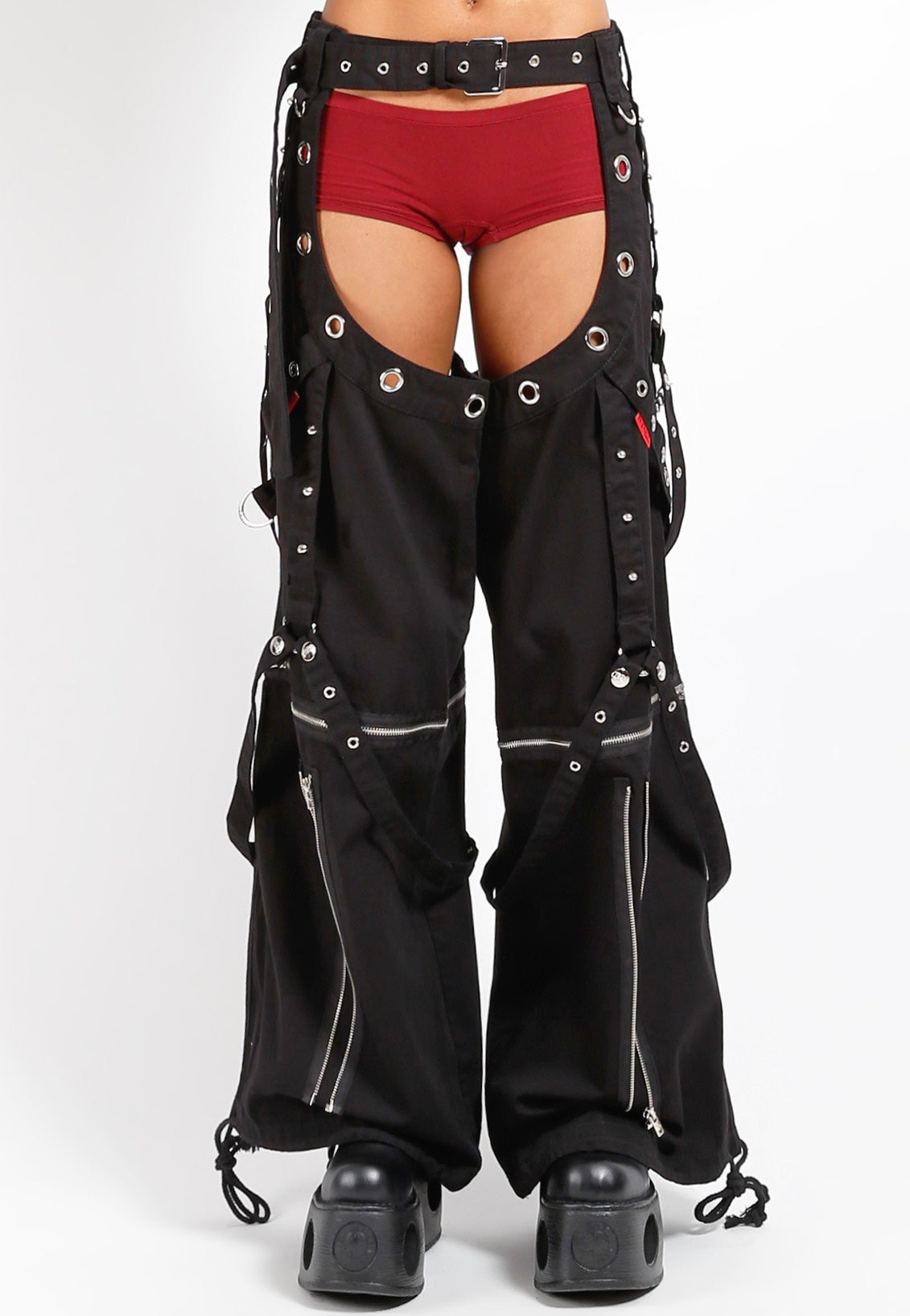 最終値下げ早い者勝ちTRIPP NYC ブラックスタッズジャケット XL 短丈 Tripp NYC - Dark Street Chap Black - Pants | Impericon