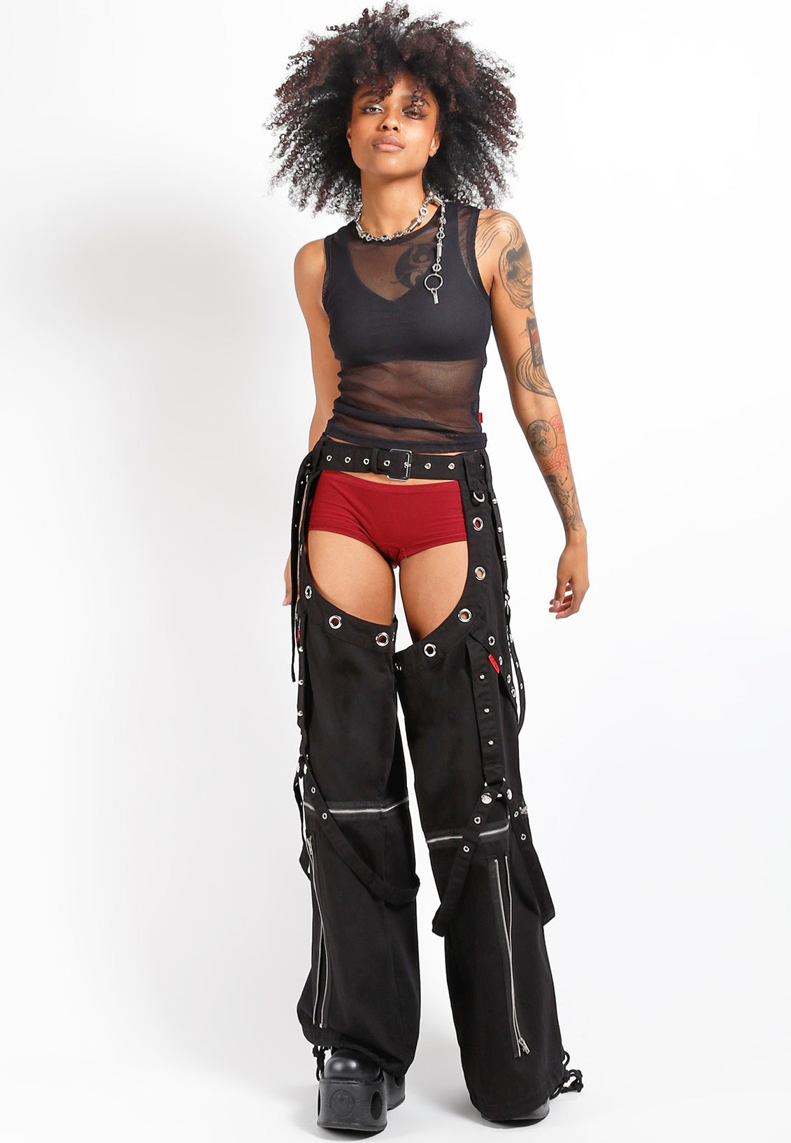 Tripp NYC - Dark Street Chap Black - Pants | Impericon