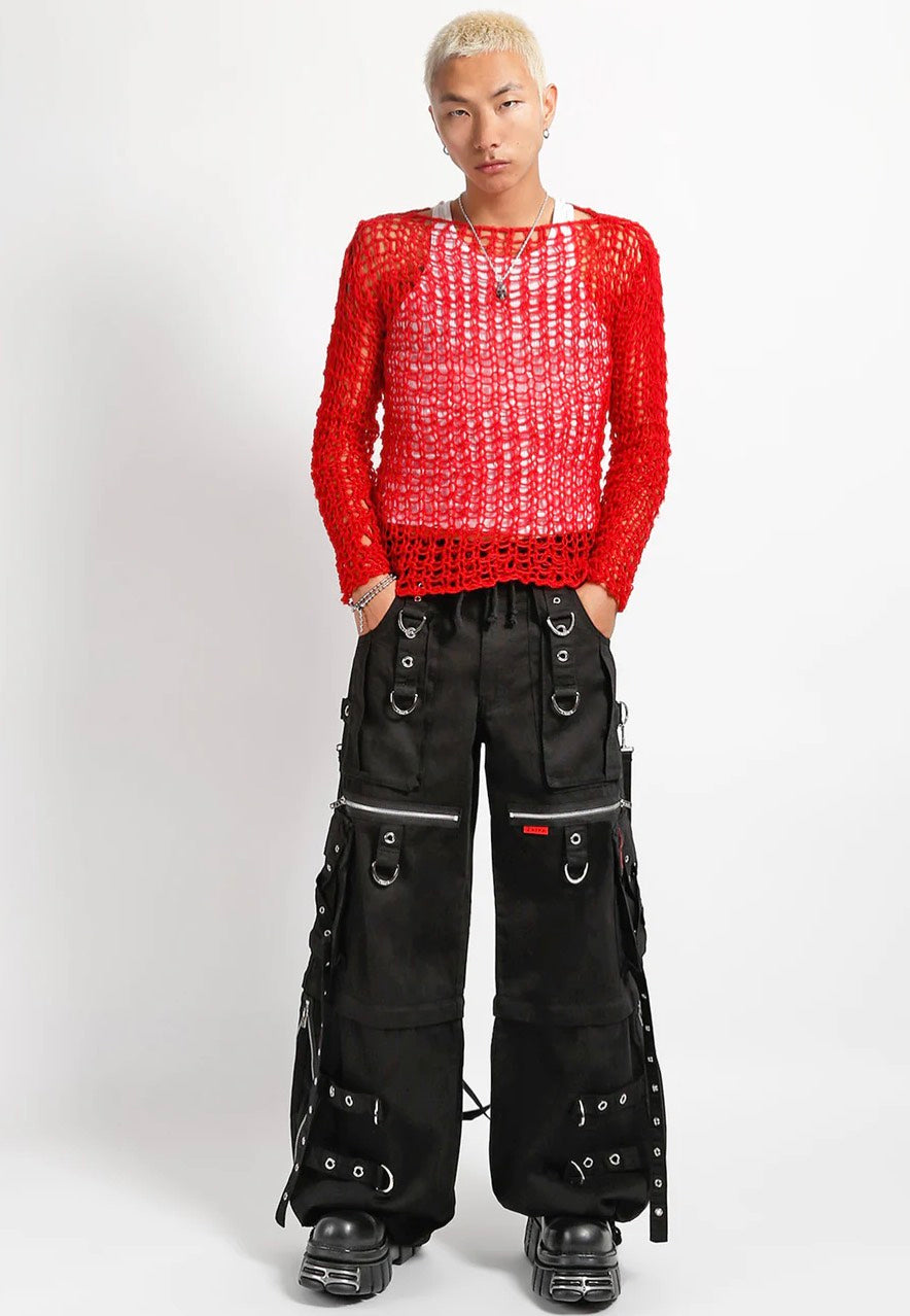 Tripp NYC - Biohazard Zip Off Black/Lime - Pants | Impericon
