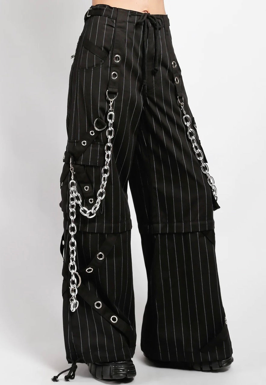 Tripp NYC Power Chain Black/White Stripe - Pants | Impericon