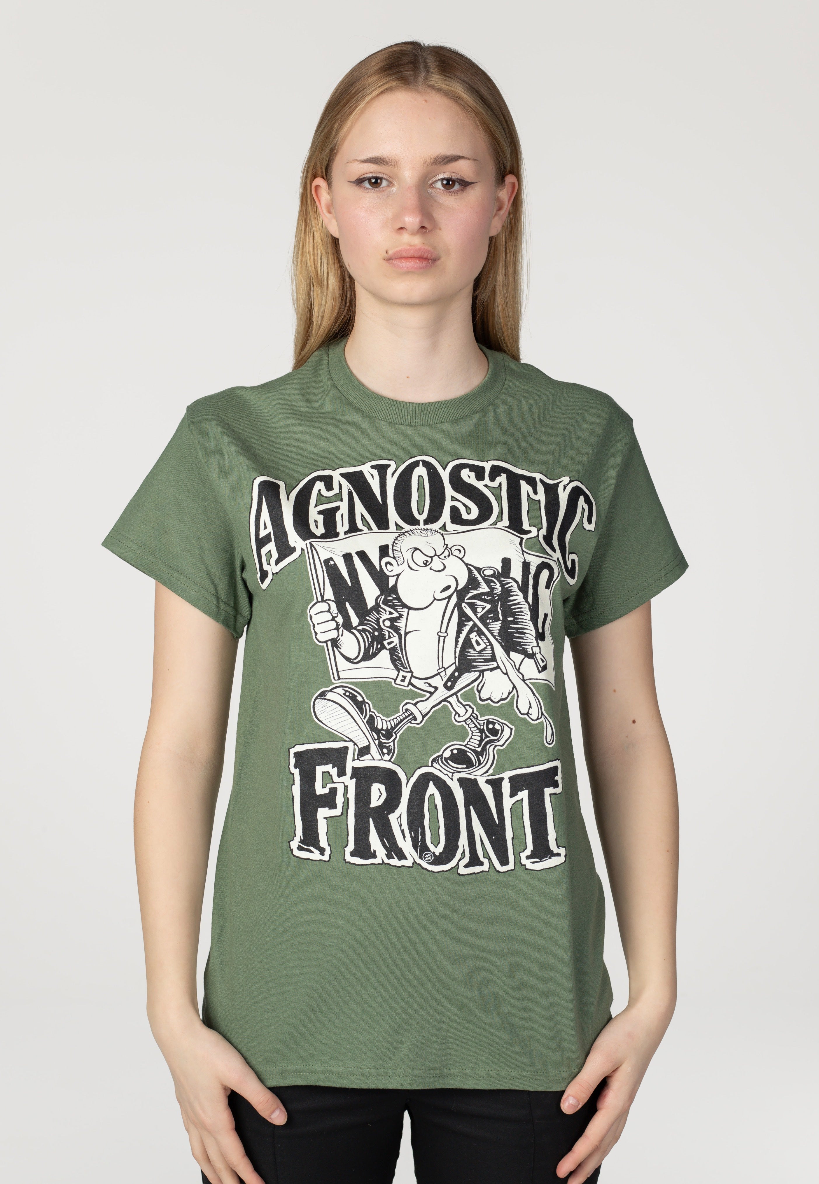 Agnostic Front Combat Military Green - T-Shirt | Impericon