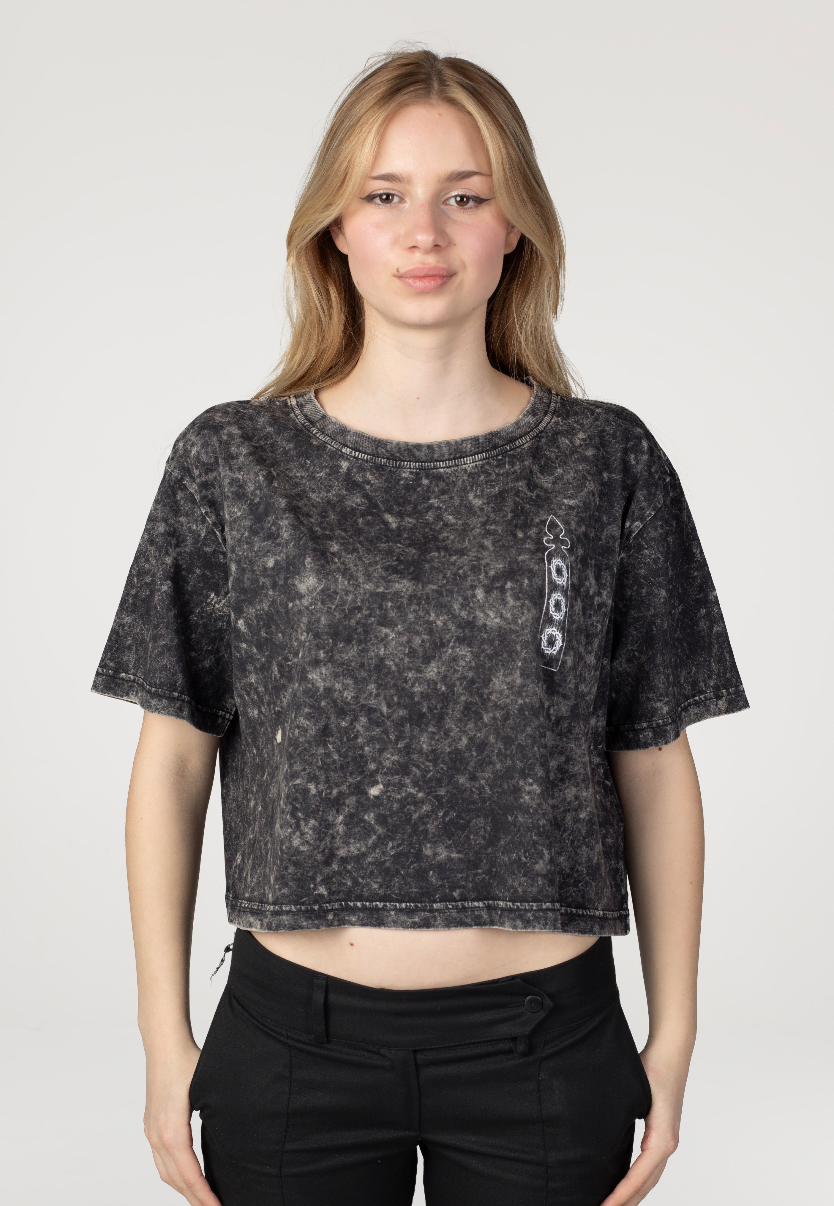 Bad Omens - Stained Glass Acid Washed Crop - Girly | Impericon