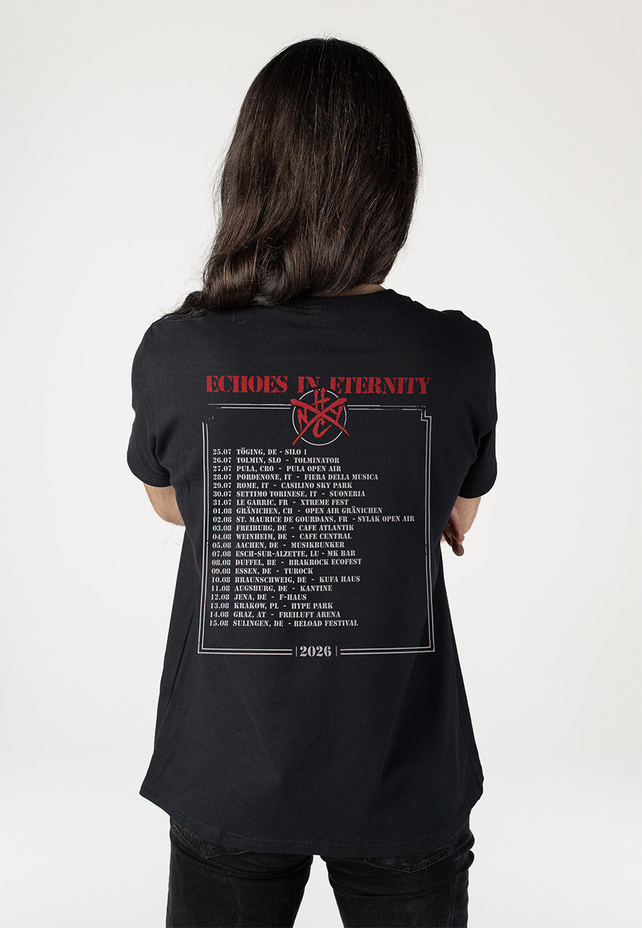 Agnostic Front Echoes Frame Tour 2026 T-Shirt | Men-Image