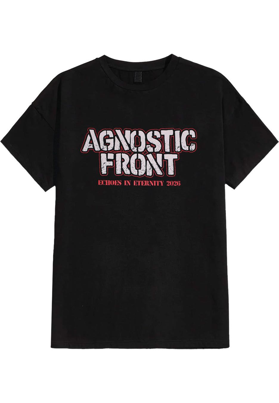 Agnostic Front Echoes Frame Tour 2026 T-Shirt | Neutral-Image