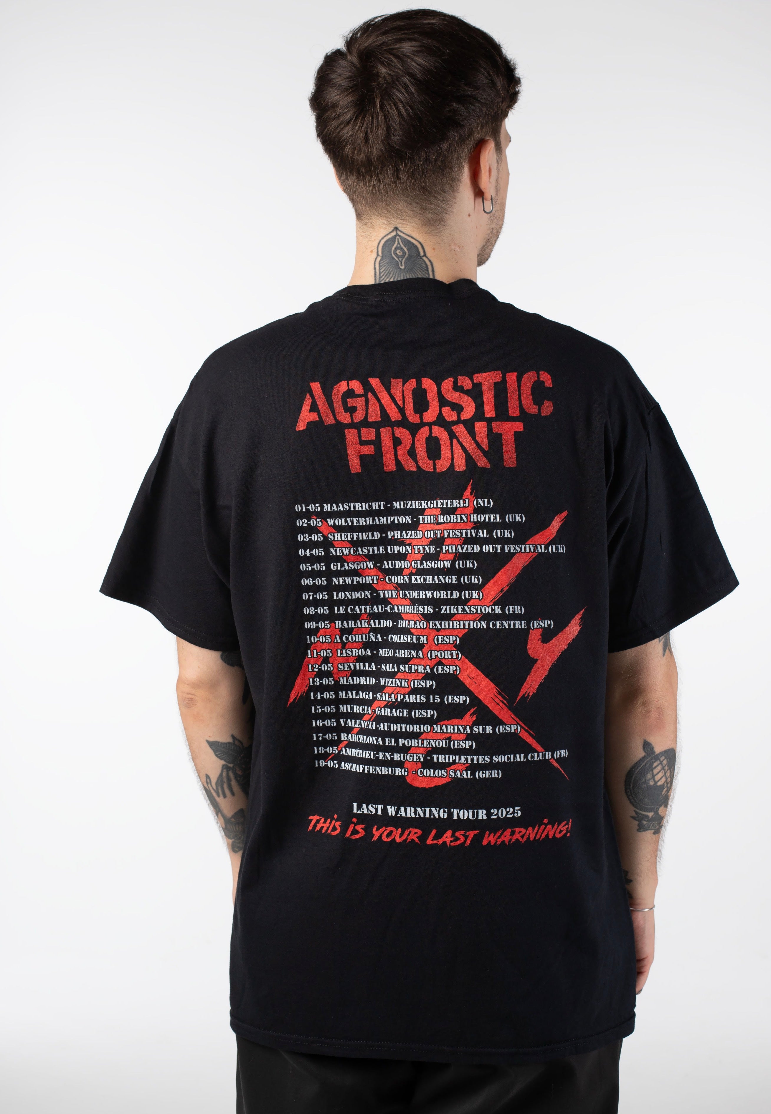 Agnostic Front - Last Warning Tour 2025 - T-Shirt | Men-Image