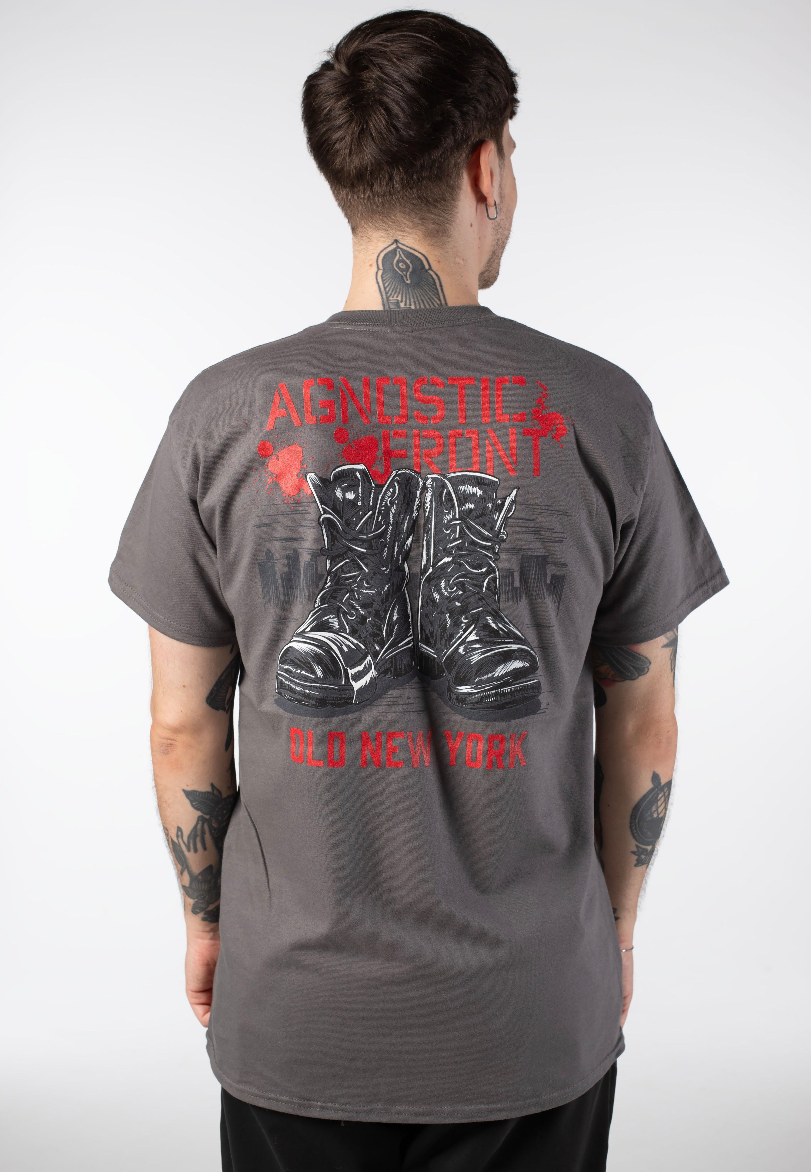 Agnostic Front - Old New York Charcoal - T-Shirt | Men-Image