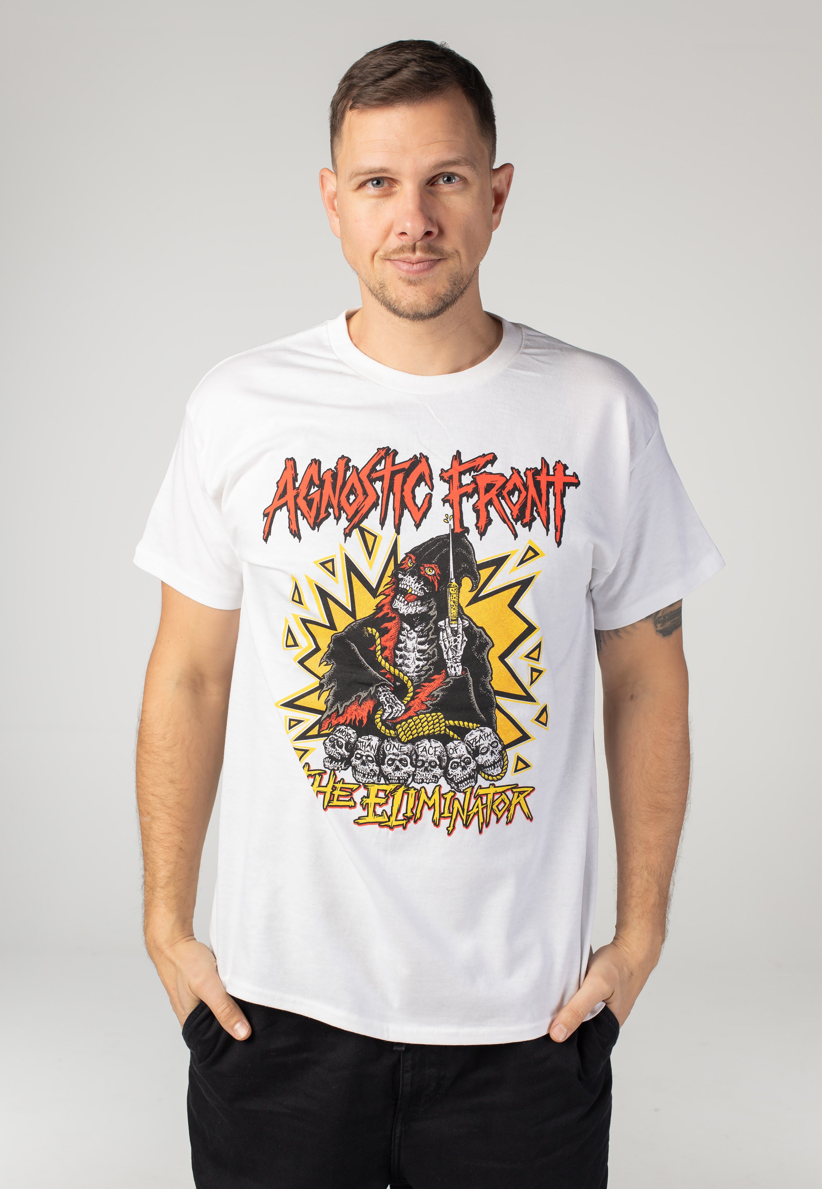 Agnostic Front - The Eliminator White - T-Shirt | Impericon