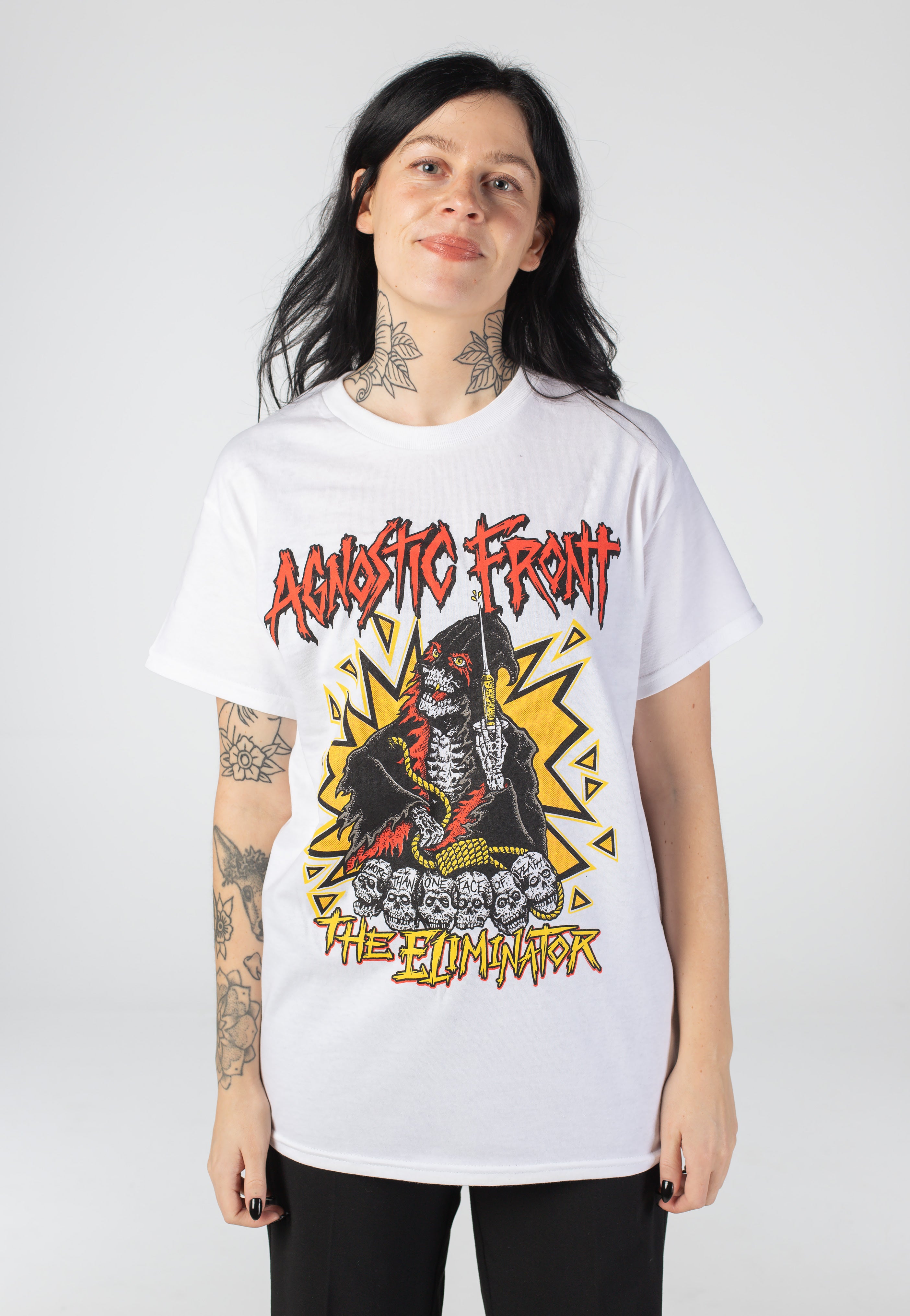 Agnostic Front - The Eliminator White - T-Shirt | Women-Image
