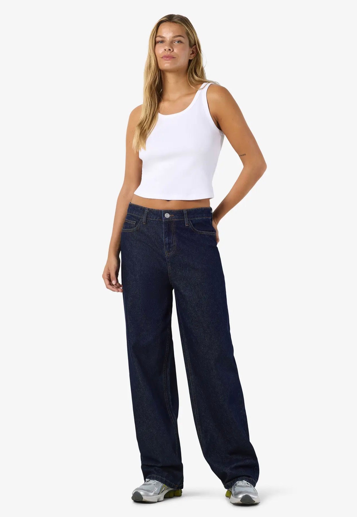 Noisy May - Alexa Dark Blue Denim - Jeans | Women-Image