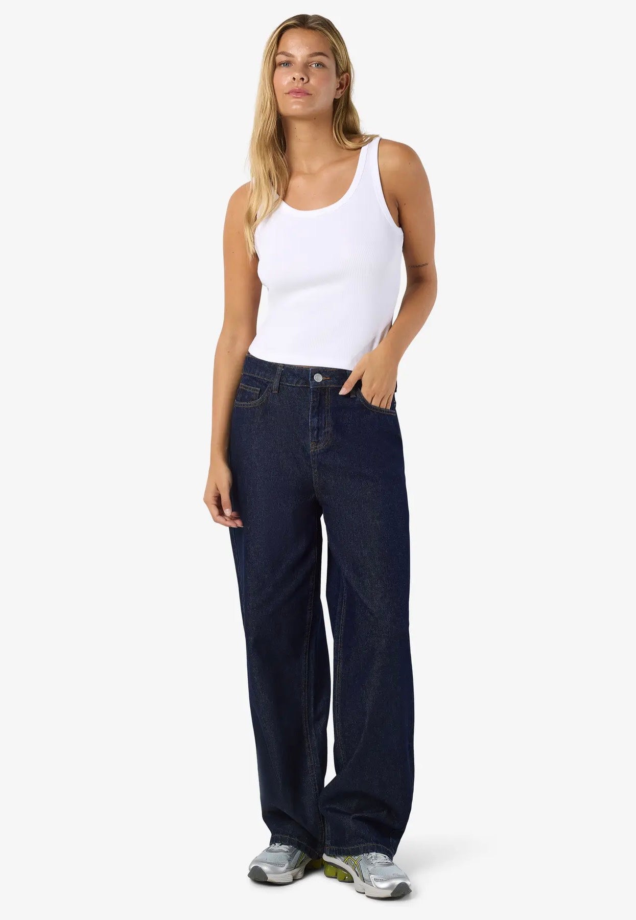 Noisy May - Alexa Dark Blue Denim - Jeans | Women-Image