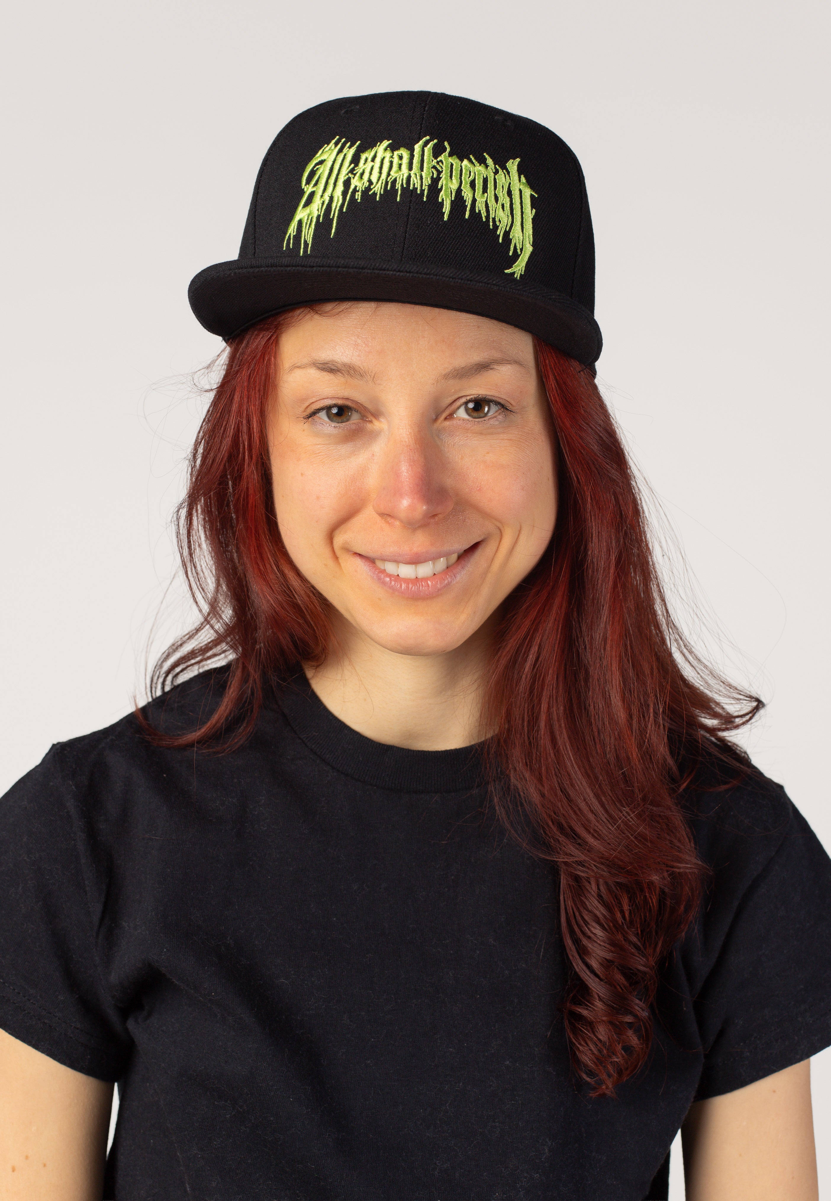 All Shall Perish - Lime Logo Snapback - Cap | Neutral-Image