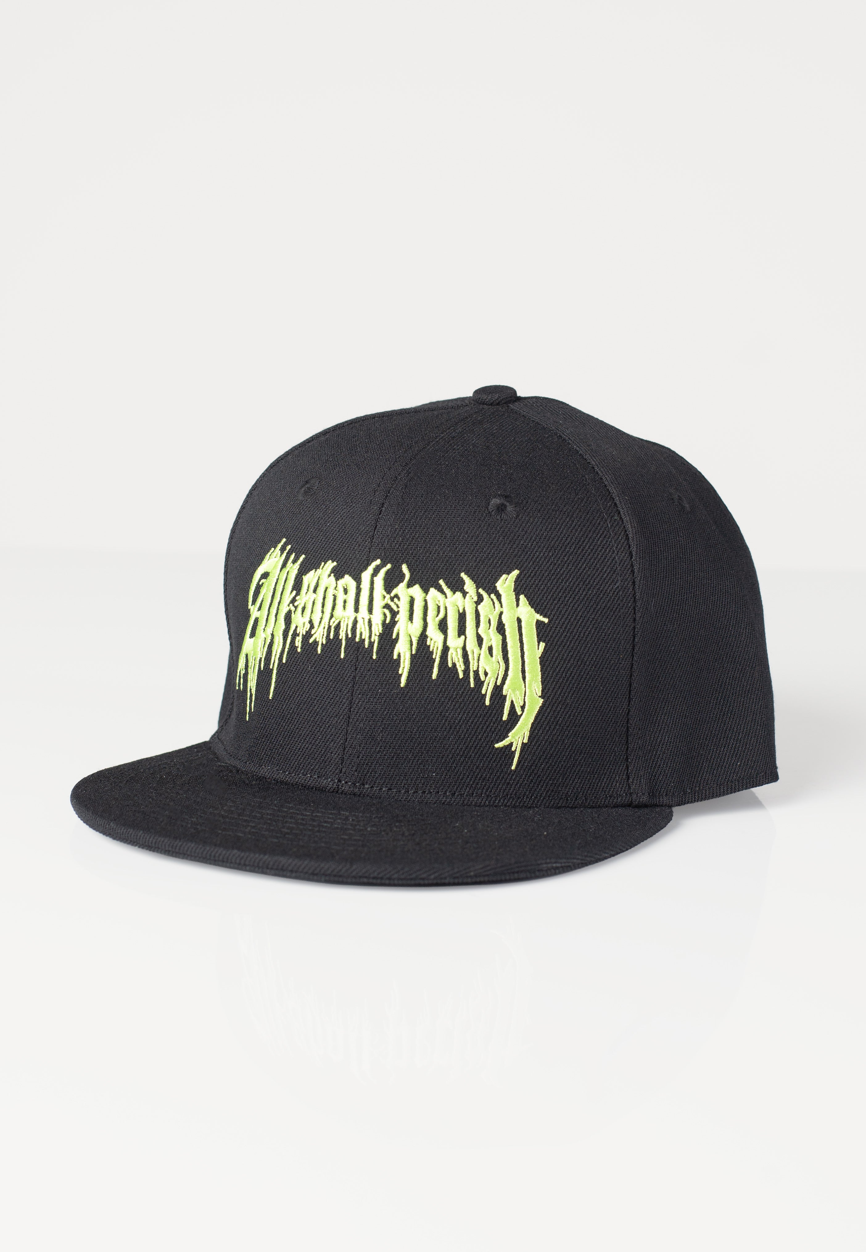 All Shall Perish - Lime Logo Snapback - Cap | Neutral-Image