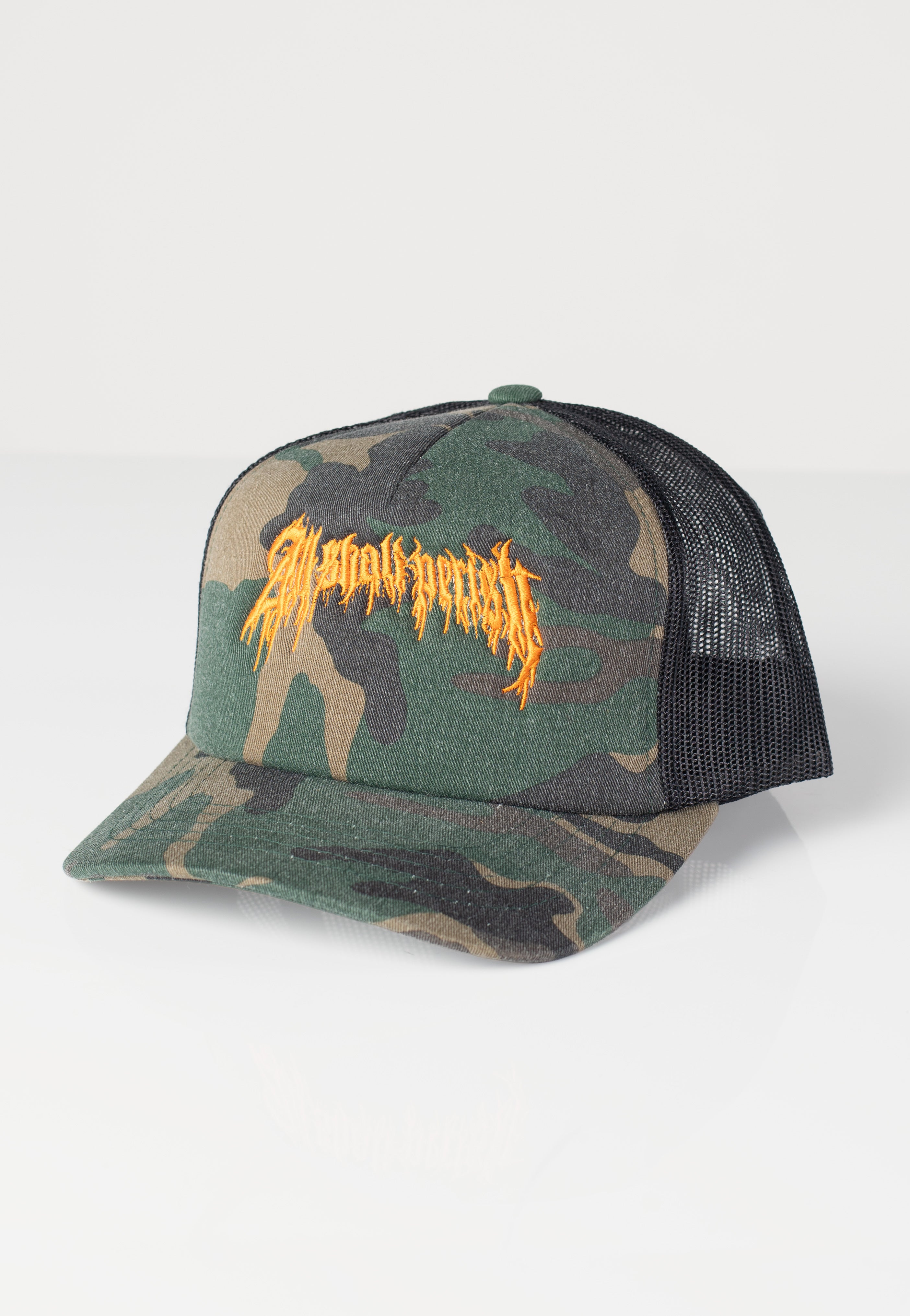 All Shall Perish - Orange Logo Trucker - Cap | Neutral-Image