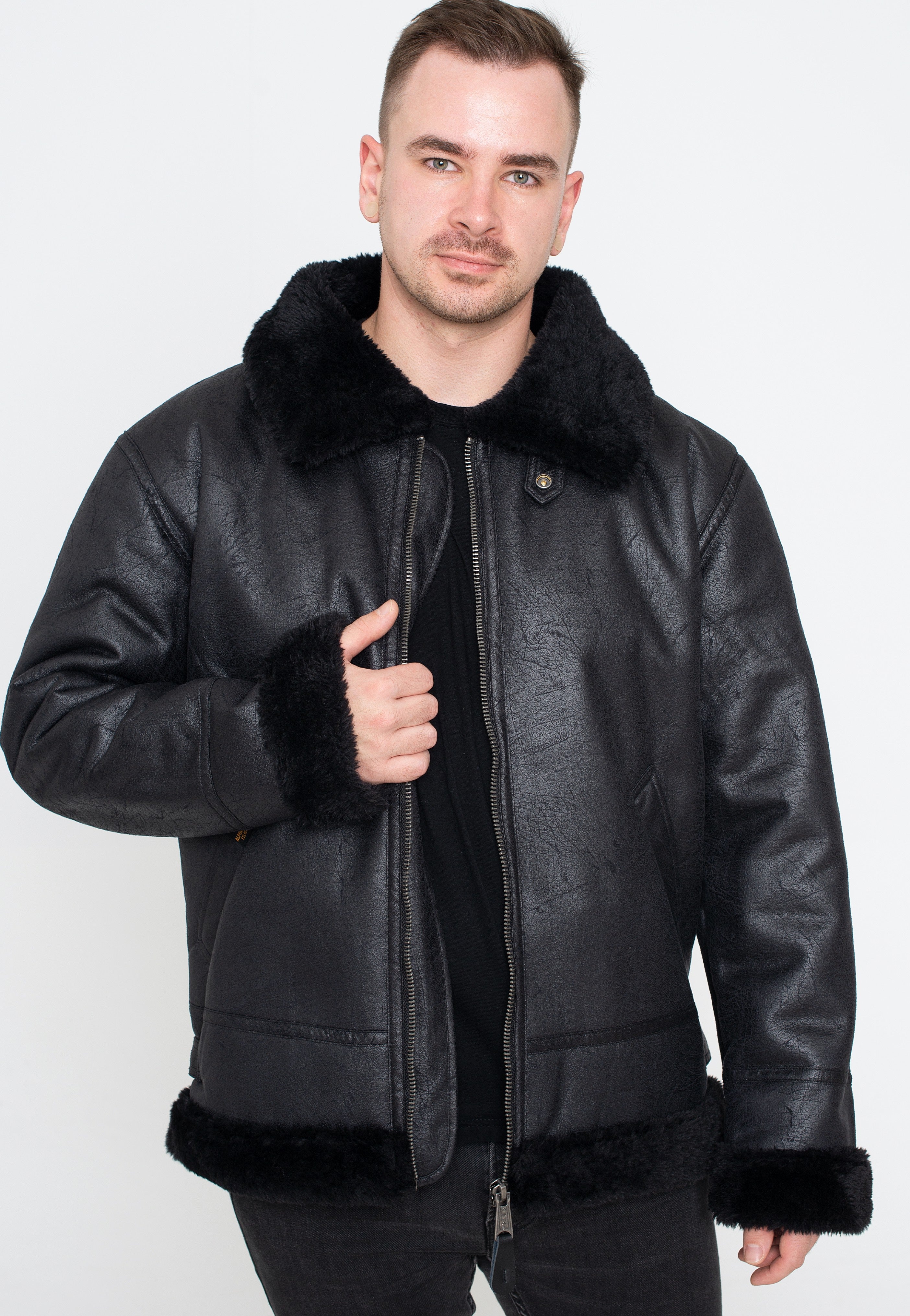 Alpha Industries - B3 FL Black/Black - Jacke | Impericon