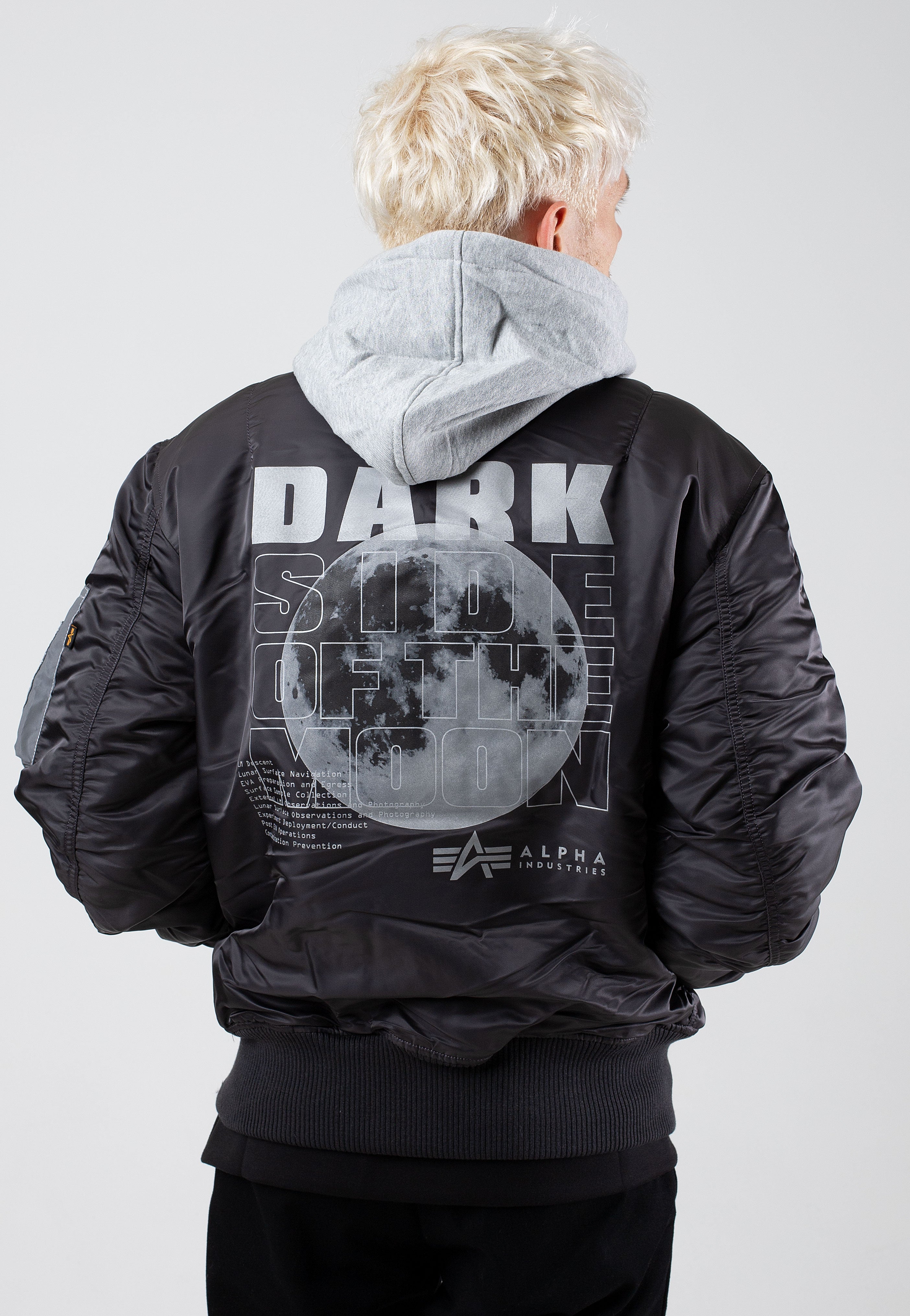 Alpha Industries - MA 1 VF Hood Dark Side Vintage Grey - Jacket | Men-Image