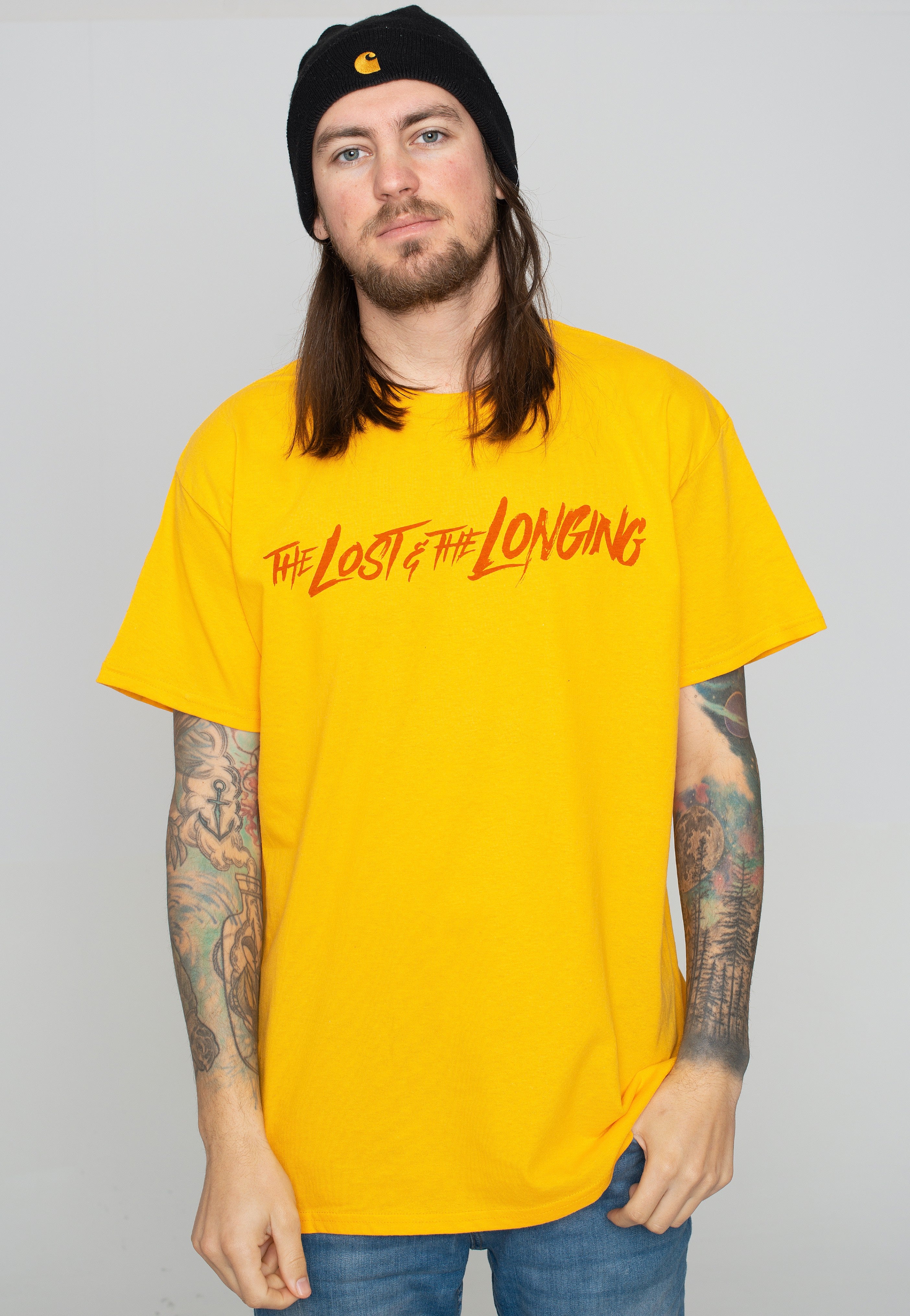 Alpha Wolf & Holding Absence - The Lost & The Longing Gold - T-Shirt | Men-Image