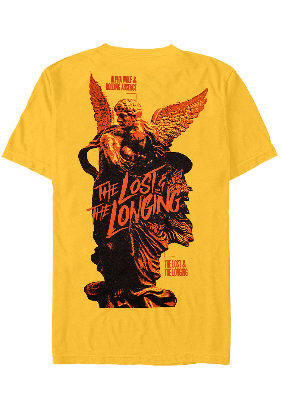 Alpha Wolf & Holding Absence - The Lost & The Longing Gold - T-Shirt | Neutral-Image