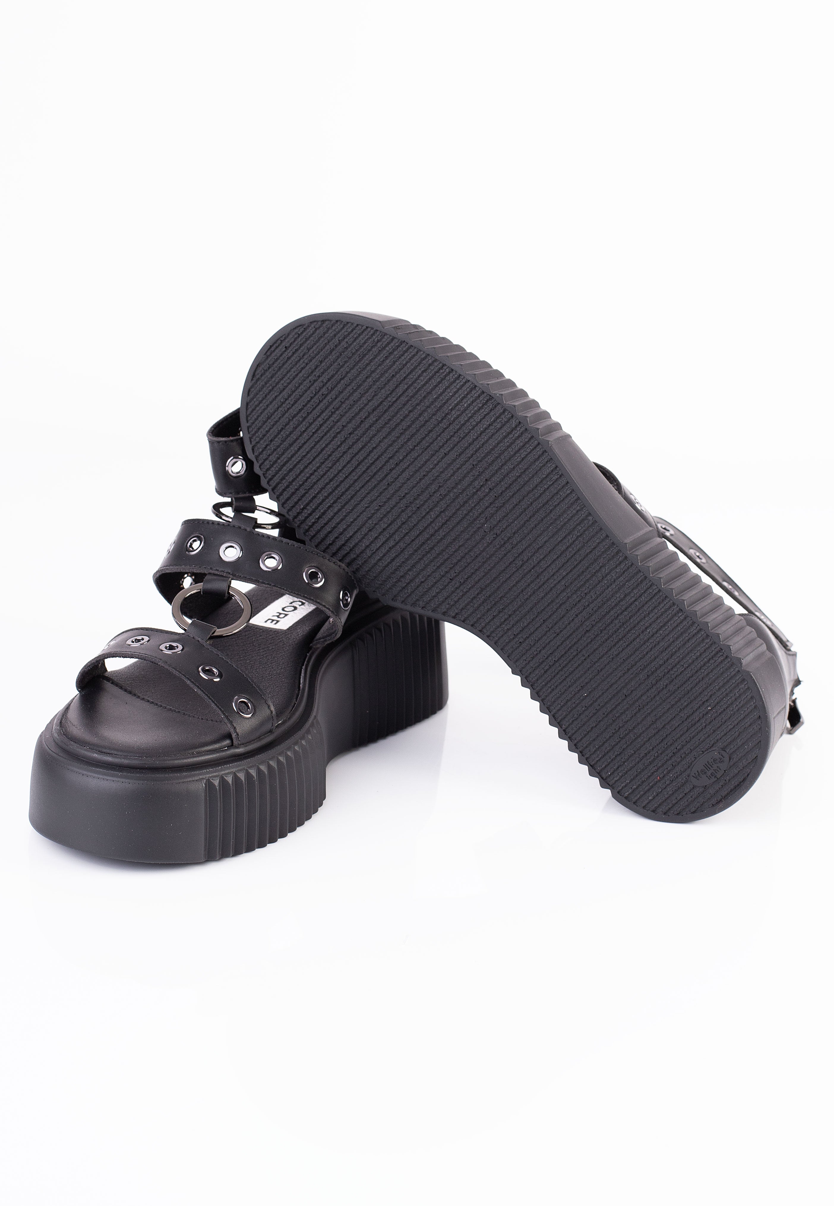 Altercore Piper Vegan Black - Girl Sandals | Impericon
