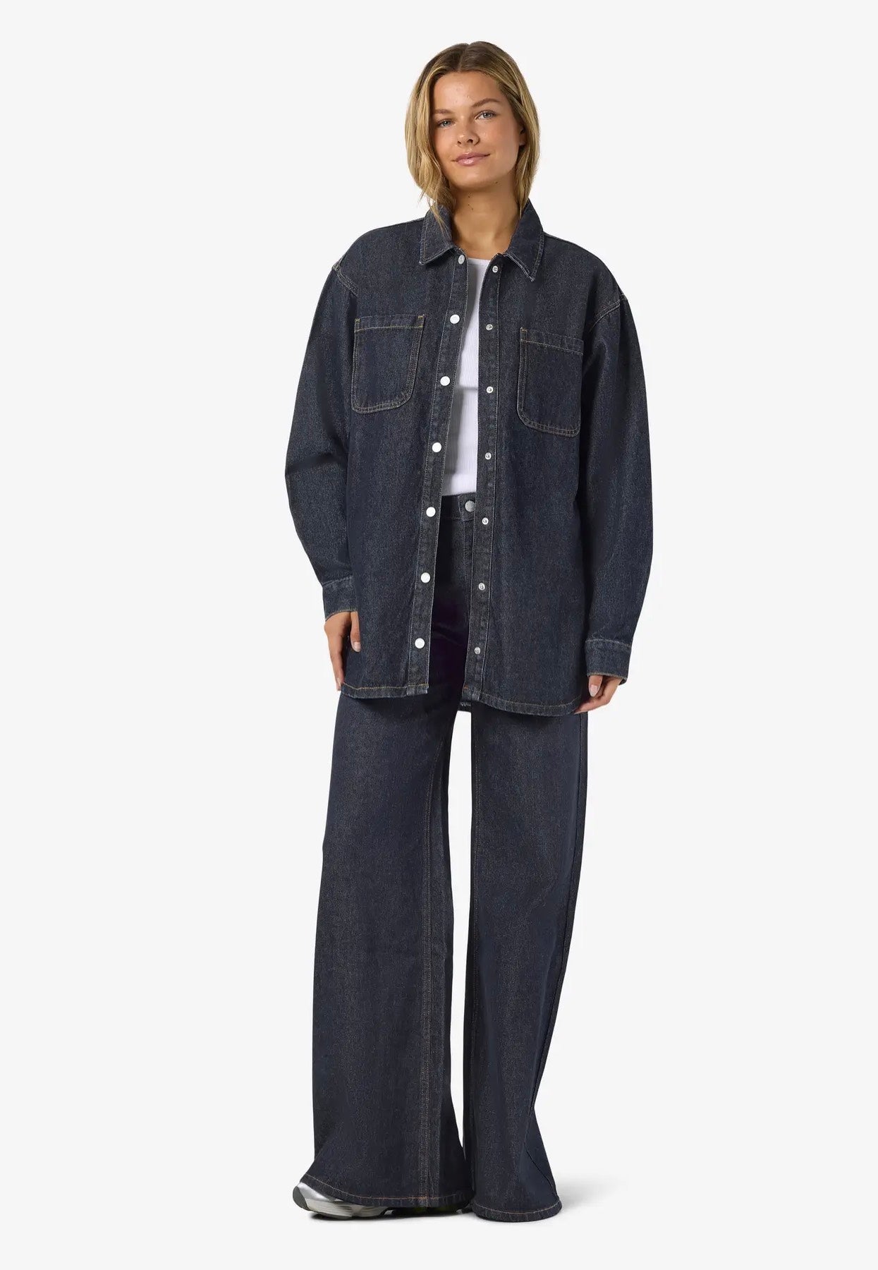 Noisy May - Alva Dark Blue Denim - Jeans Jacket | Women-Image