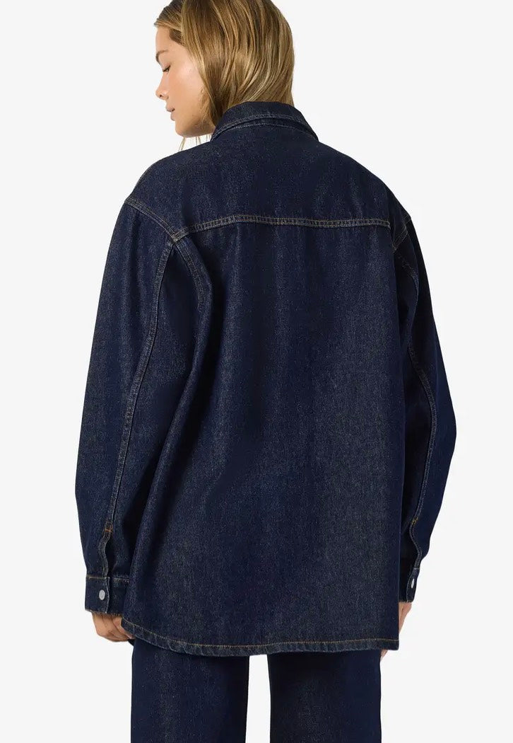 Noisy May - Alva Dark Blue Denim - Jeans Jacket | Women-Image