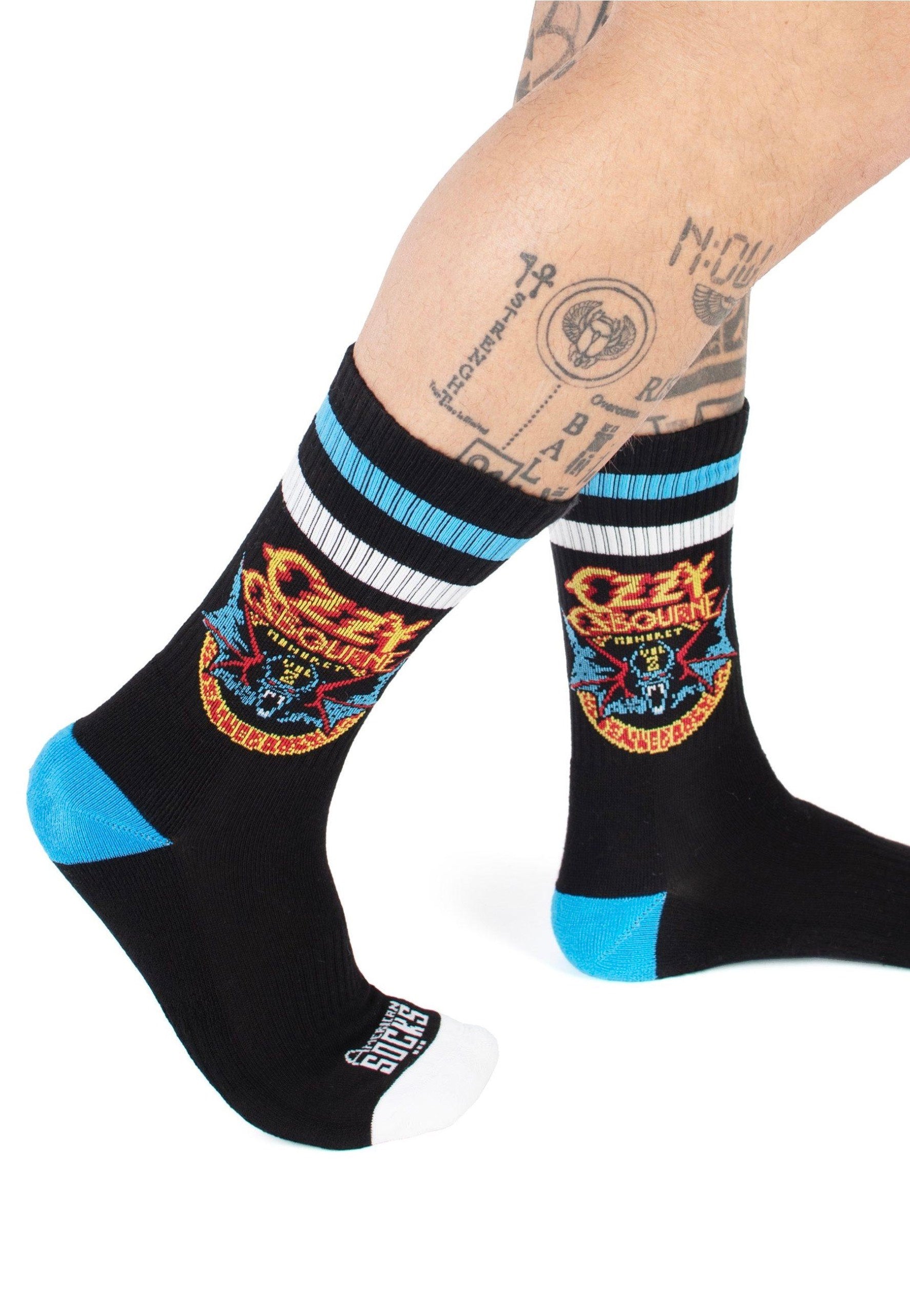 American Socks x Ozzy Osbourne - Bat Mid High - Socks | Neutral-Image