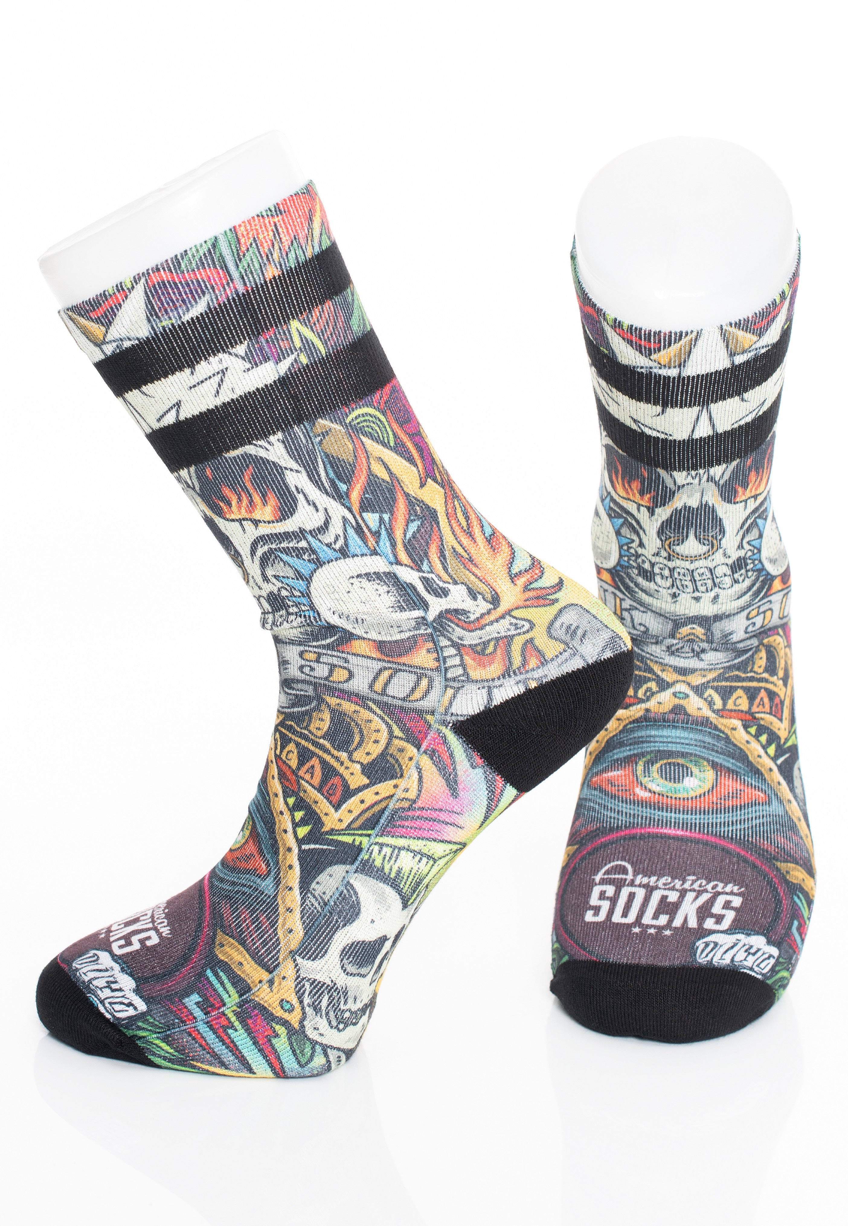 American Socks - Moshpit Mid High Multi - Socks | Neutral-Image