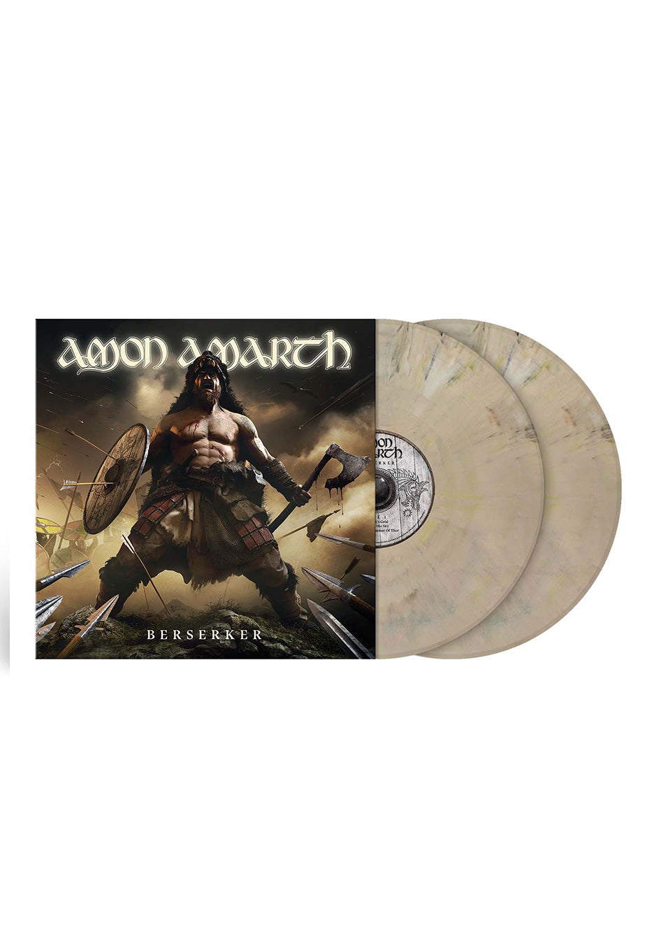 Amon Amarth Berserker Ltd. Beige Marbled 2 Vinyl | Neutral-Image