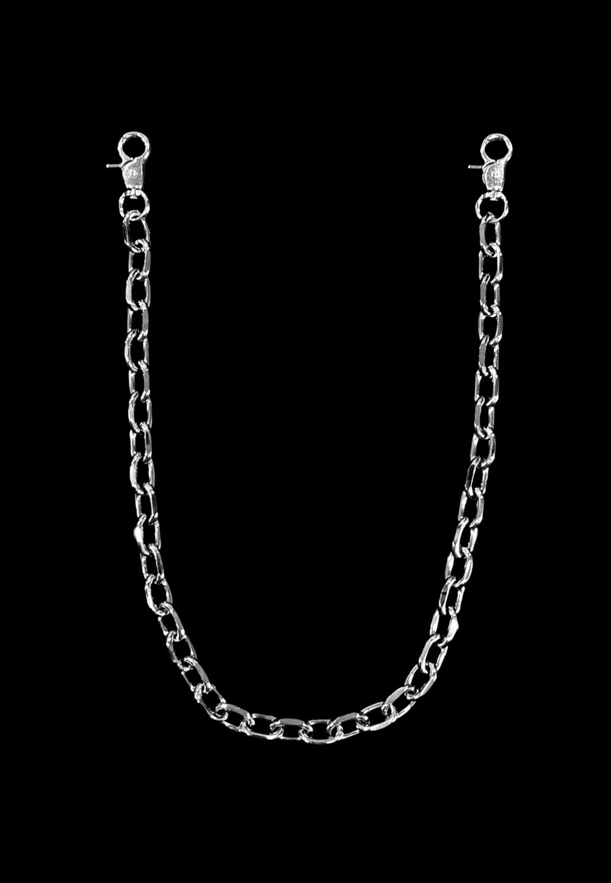 Fainz Anchor Silver Wallet Chain | Neutral-Image