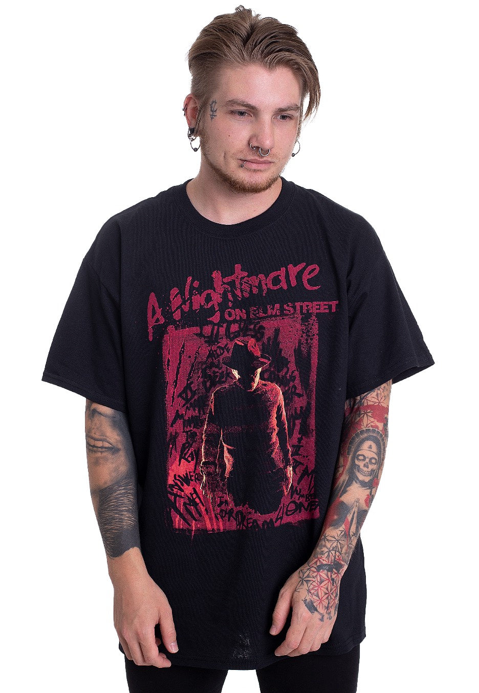 A Nightmare On Elm Street - Freddy Silhouette - T-Shirt | Men-Image