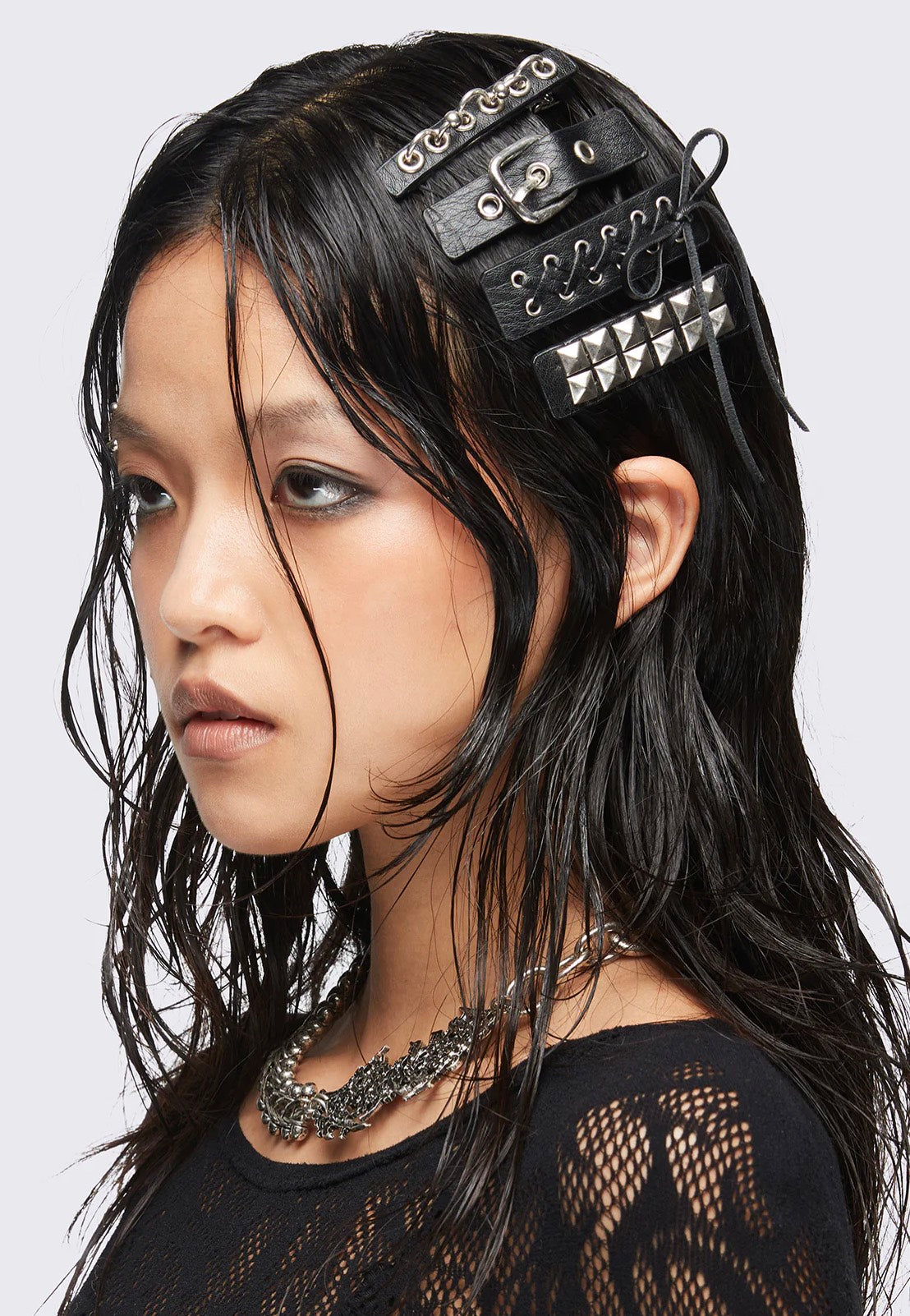 Minga London - Apex Black - Hair Clip Set | Neutral-Image