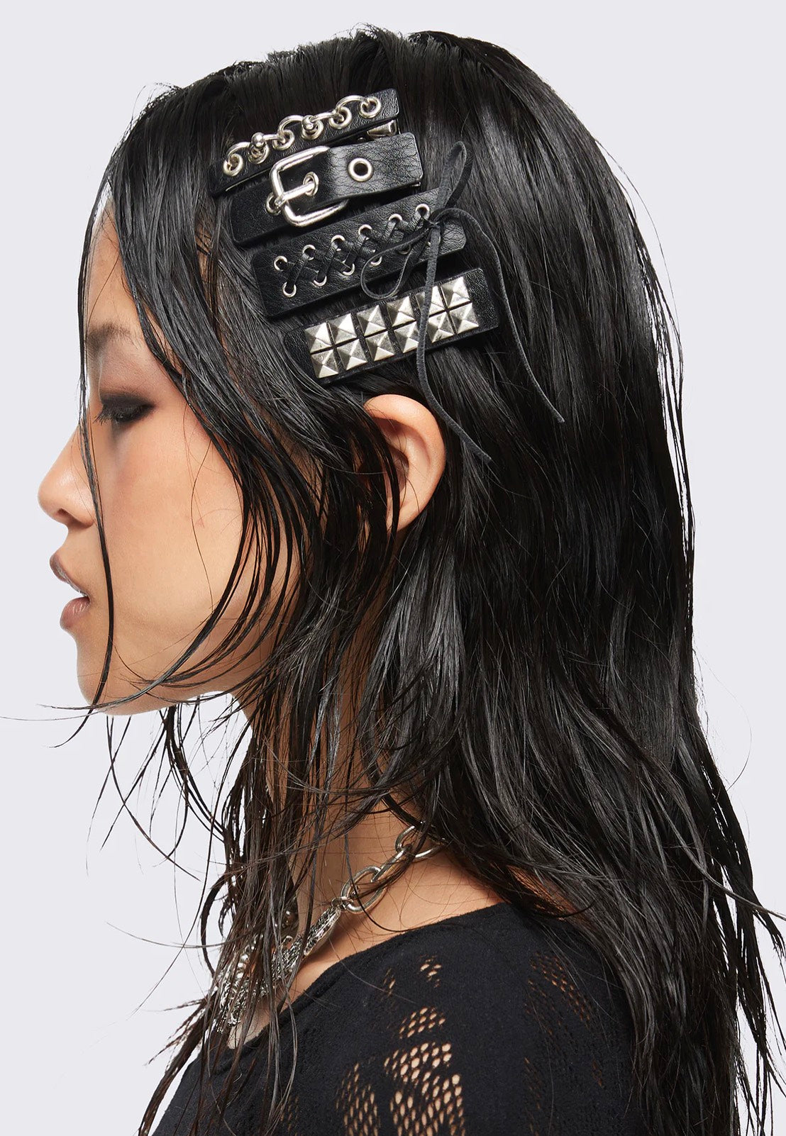 Minga London - Apex Black - Hair Clip Set | Neutral-Image