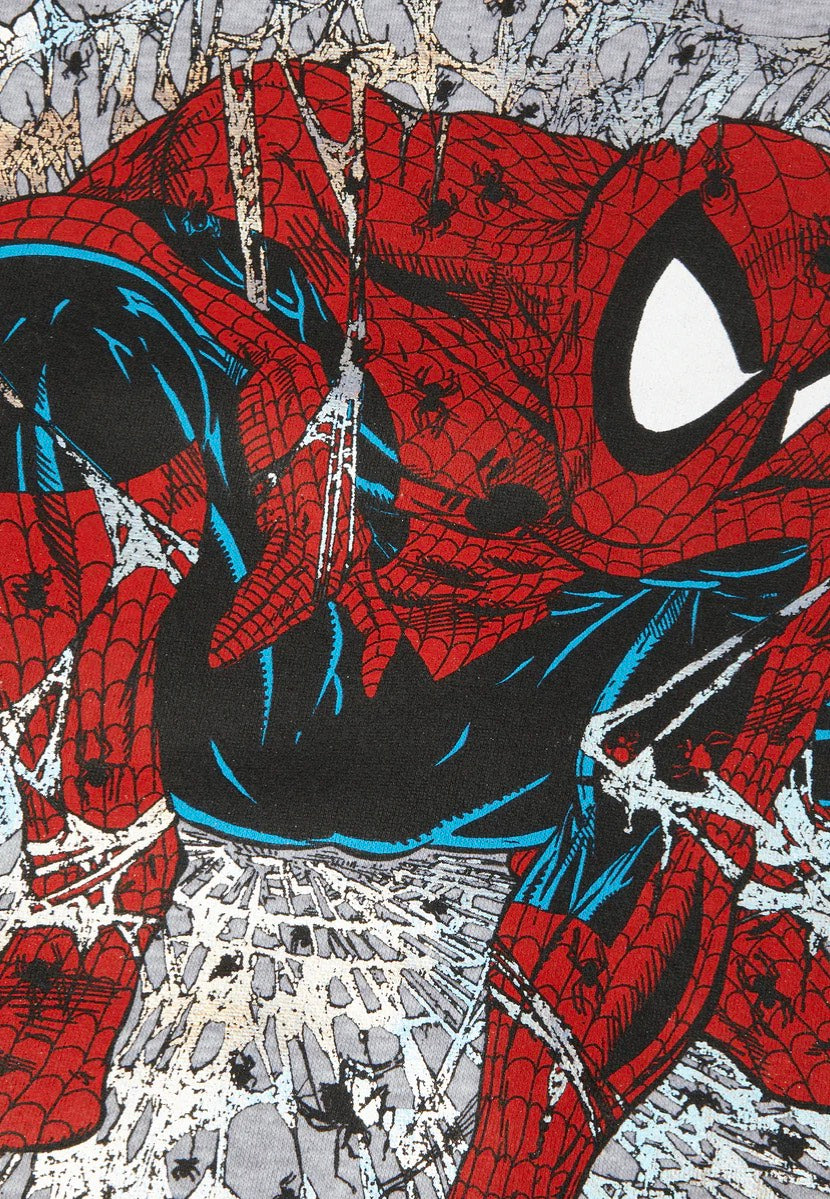 HUF x Spiderman - Arachknight Heather Grey - Zipper | Men-Image